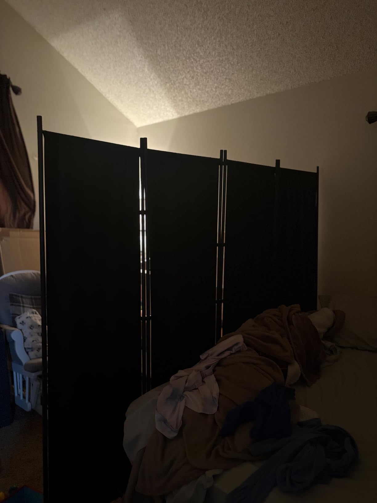 Room Divider 4 Panel-88''Wide,6FT Room Dividers and Folding Privacy Screens customer photo 1