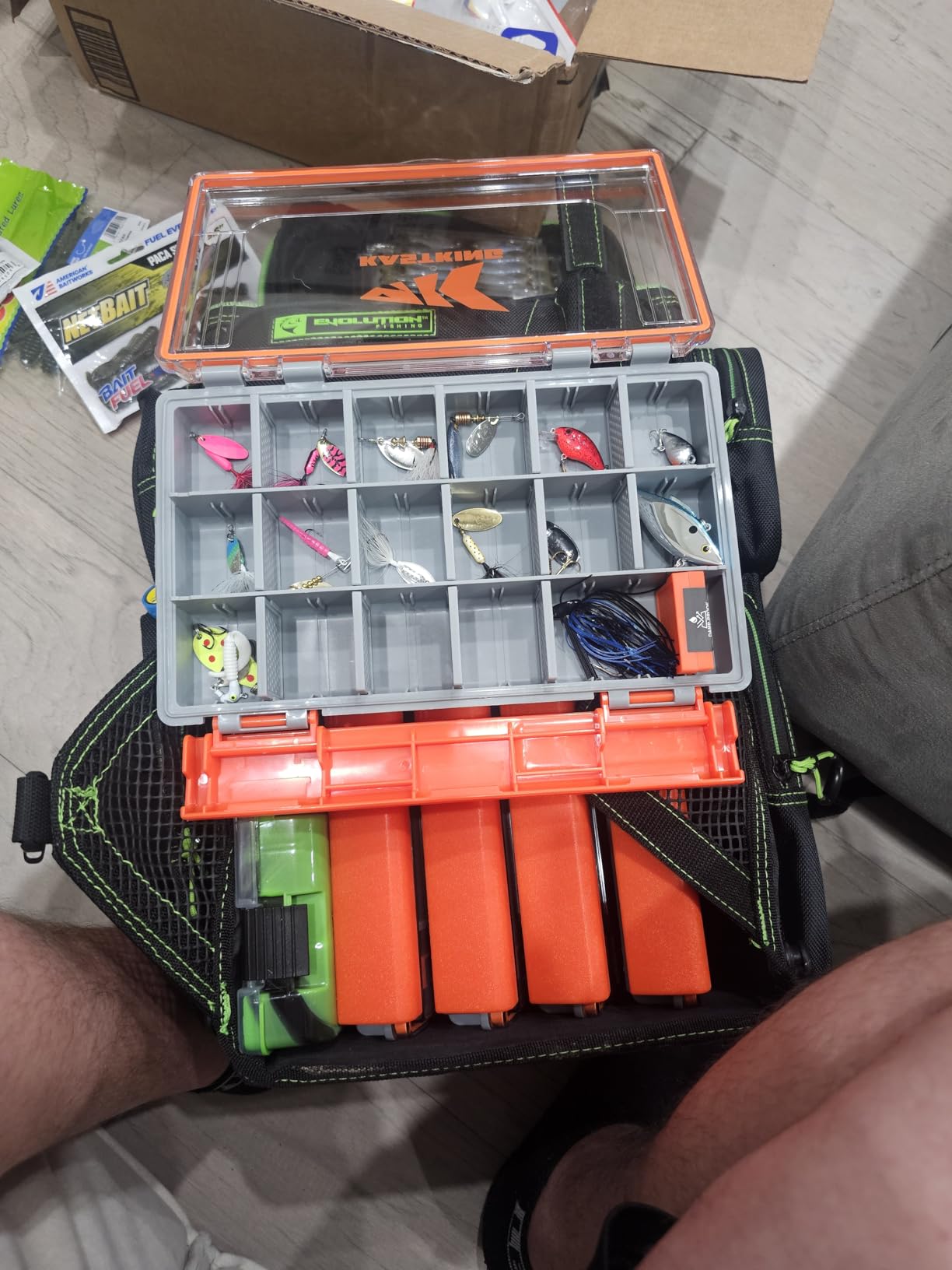 KastKing HyperSeal Waterproof Tackle Box, 3600 Tackle Trays customer photo 1