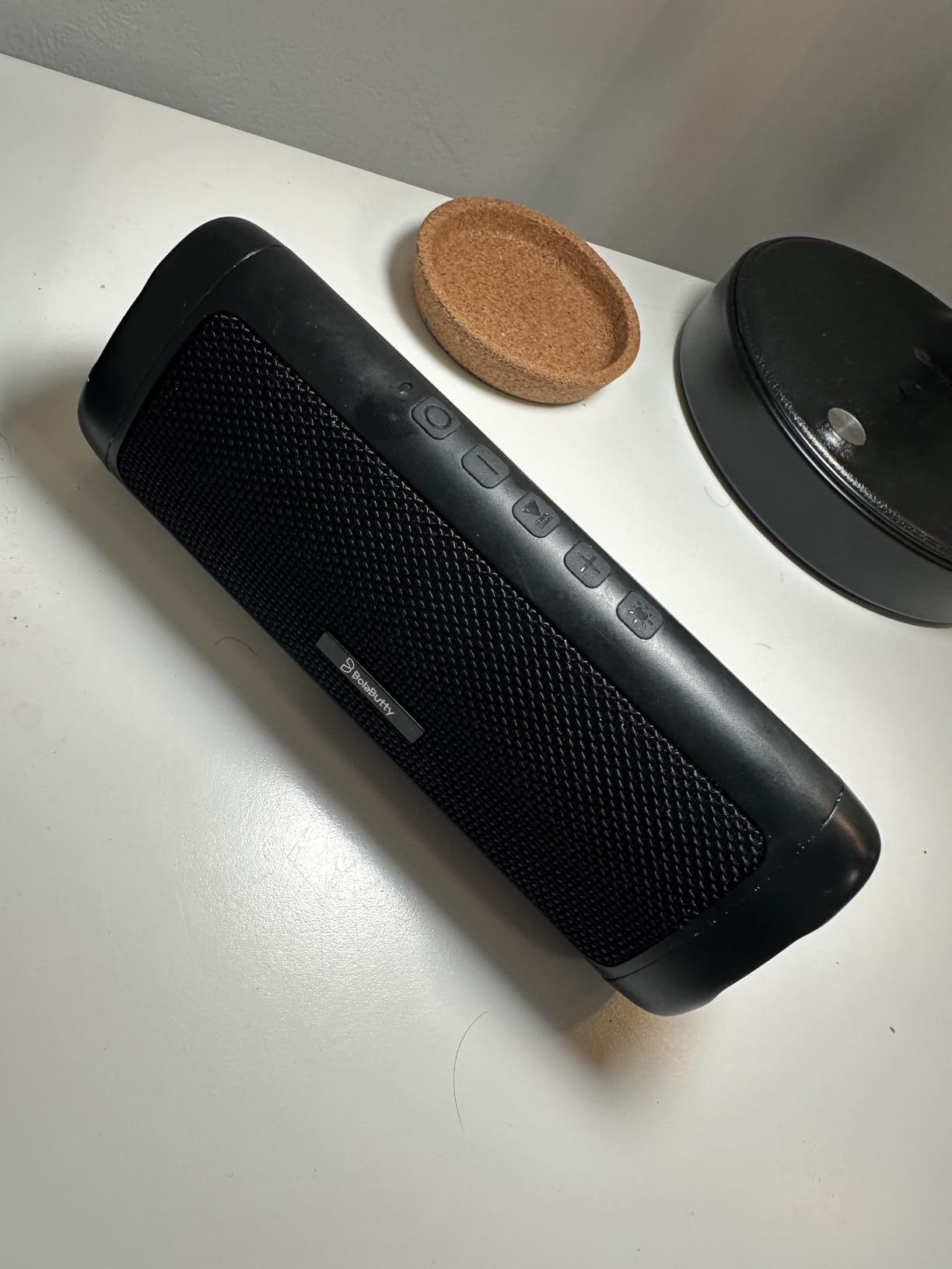 Bluetooth Speaker, 20W HD Sound, Portable Wireless, IPX5 Waterproof, Up to 24H Playtime, TWS Pairing, for Home/Party/Outdoor/Camping/Beach Essentials, Electronic Gadgets, Birthday Gift (Black) customer photo 1