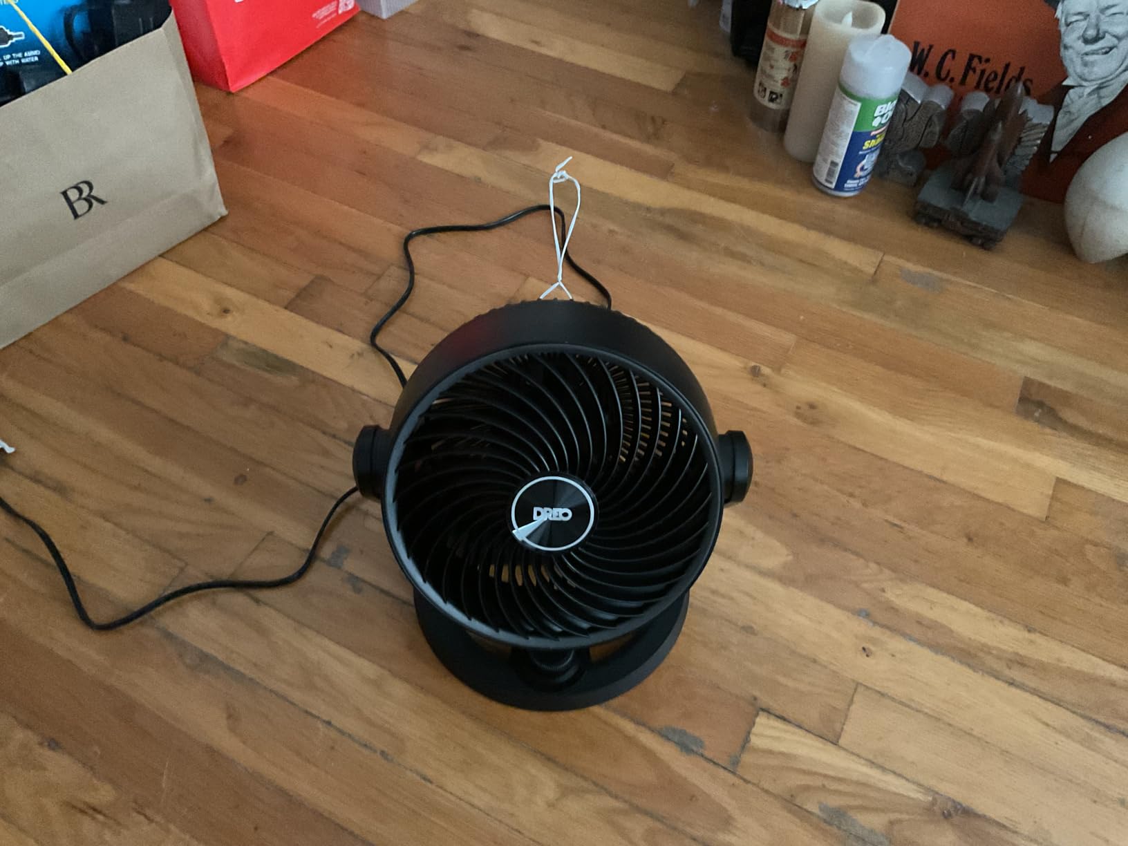 DREO Fan for Bedroom, 12 Inches, 70ft Powerful Airflow, 25db Quiet Table Air Circulator Fans for Whole Room, 120° Adjustable Tilt, 3 Speeds, Desktop Fan for Home, Office, Kitchen customer photo 1