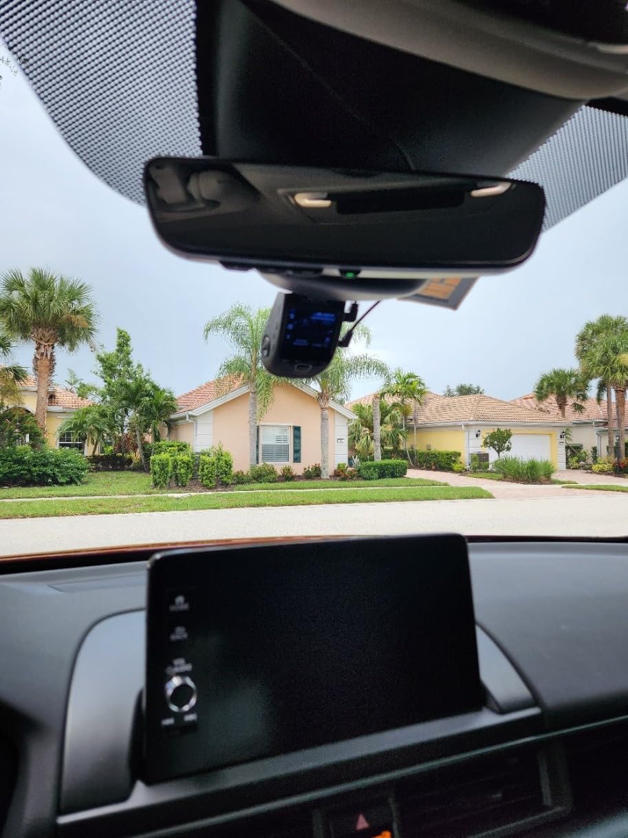 RexingUSA V1P 4K Dual Dash Cam, 4K+1080P Front & Rear, Wi-Fi, 2.4” LCD, 170° Wide Angle, Supercapacitor, G-Sensor, WDR, Loop Recording, App, 32GB Card & Hardwire Kit customer photo 2