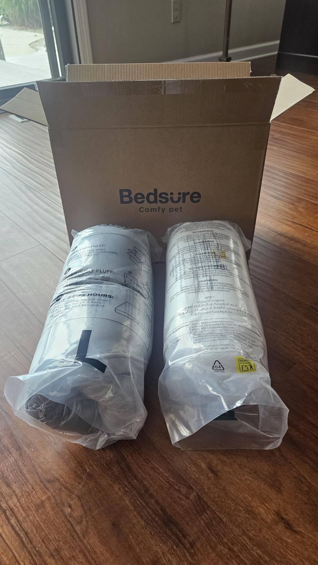 Bedsure Orthopedic Dog Beds Large Sized Dog with Removable Washable Cover customer photo 2