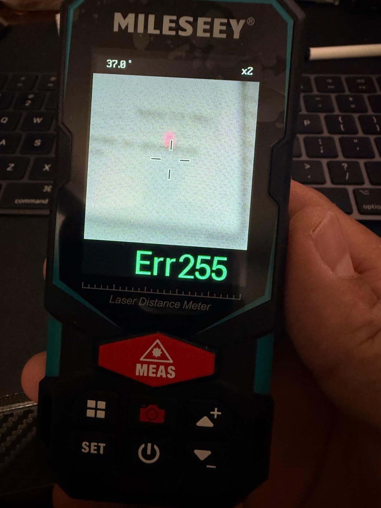MILESEEY S7 Outdoor Laser Measure with Viewfinder Camera for Pro & DIY Use customer photo 2
