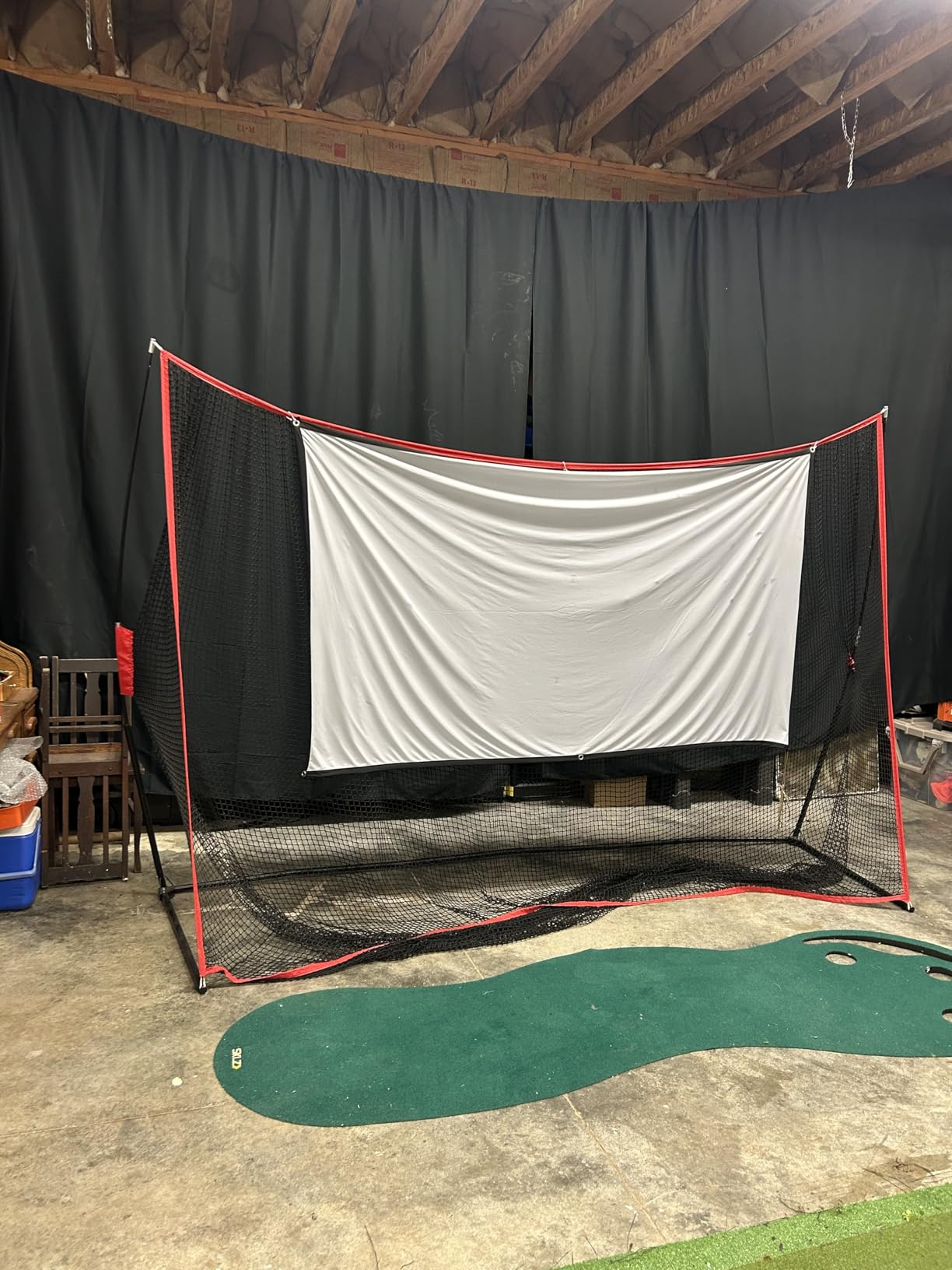JINSUI Black Backdrop for Photography 10x10 ft, Thick Background Curtain customer photo 1