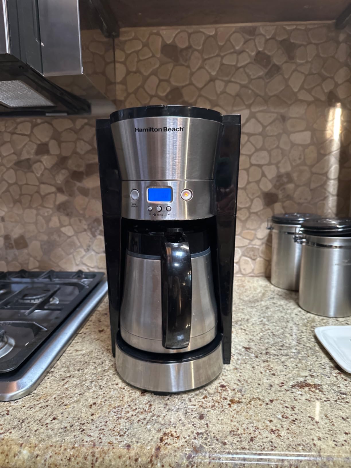 Hamilton Beach Programmable Drip Coffee Maker with 10 Cup Thermal Carafe customer photo 2