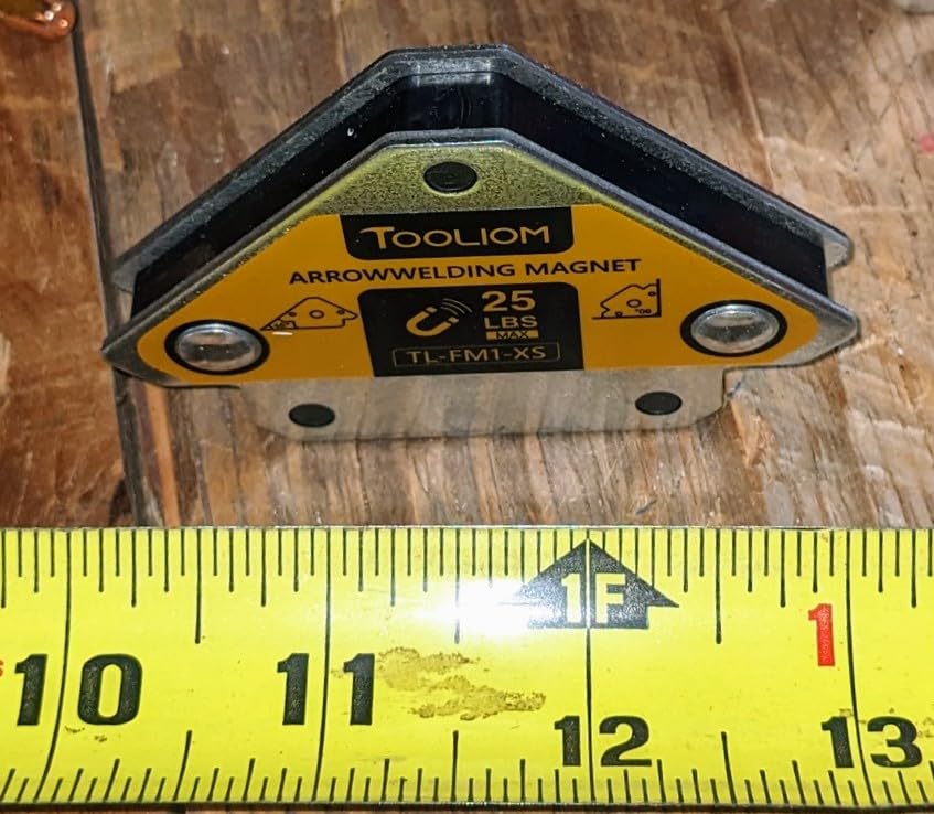 TOOLIOM Arrow Welding Magnets, 4-Pc 25 lb Holding Force Welding Accessories customer photo 2