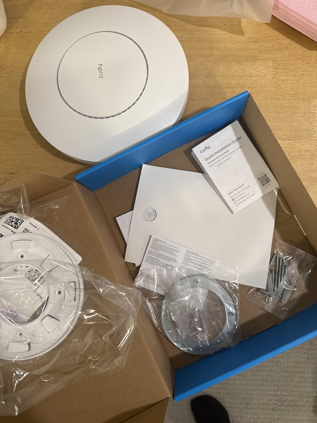 Cudy AC1200 Dual-Band Wi-Fi 5 Access Point, 1x RJ45 Gigabit Port, AP1300 customer photo 1