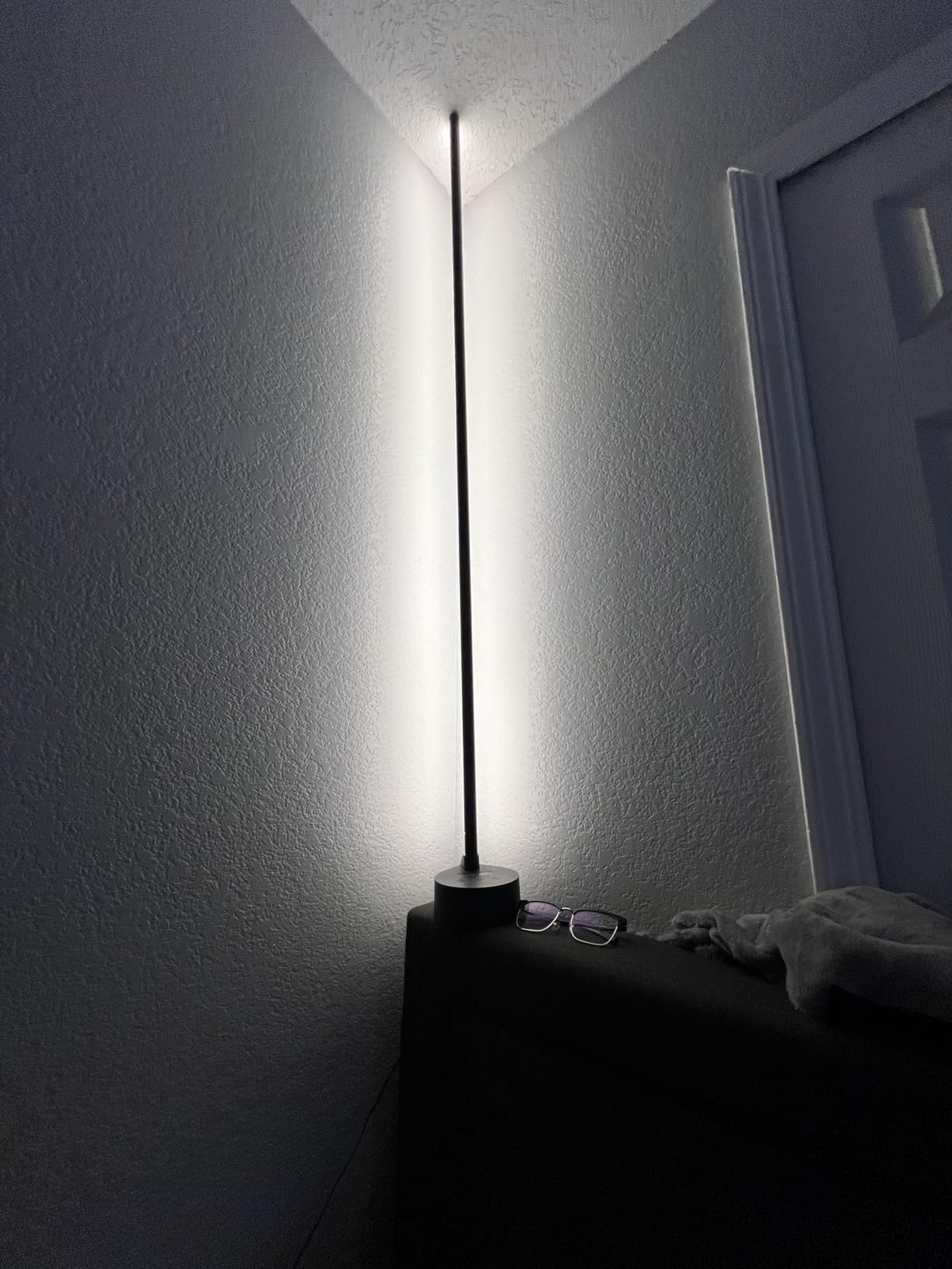 Miortior Corner Floor Lamp - Smart RGB LED Corner Lamp with App and Remote Control, 16 Million Colors & 68+ Scene, Music Sync, Timer Setting - Ideal for Living Rooms, Bedrooms, and Gaming Rooms customer photo 2