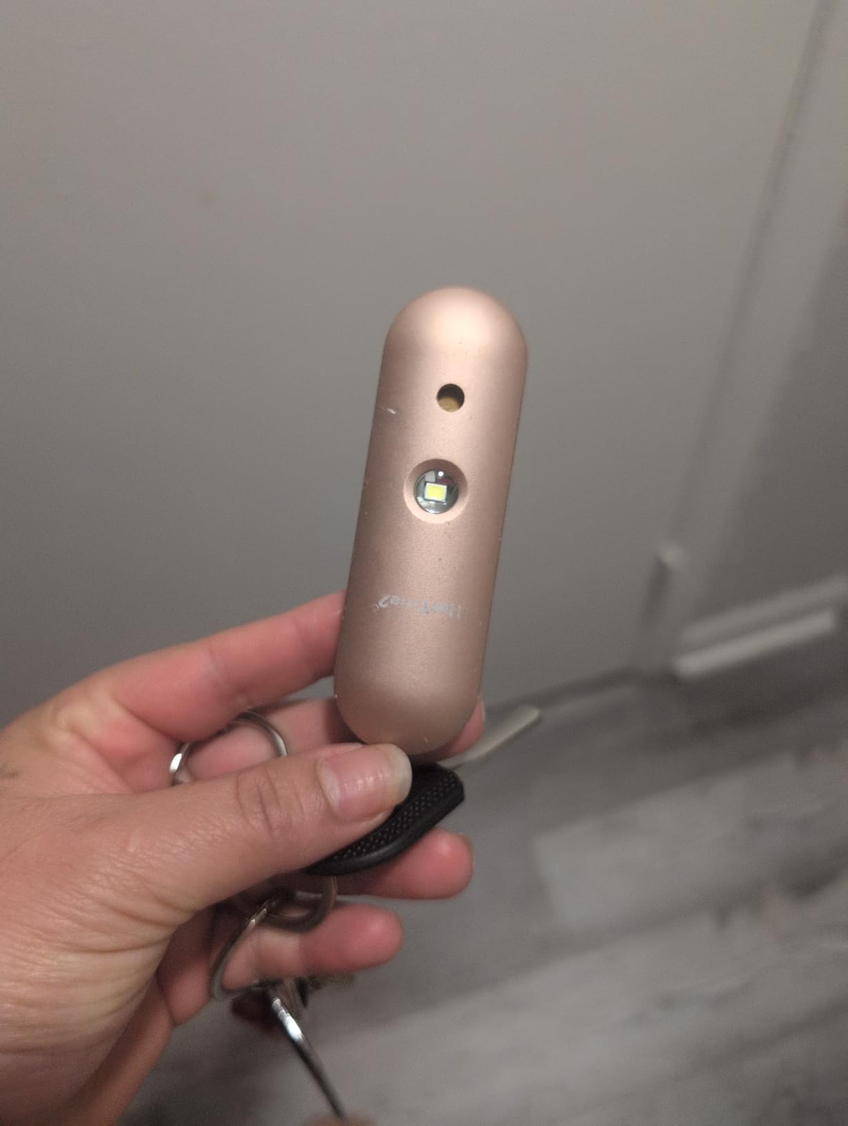 HerTime2 Personal Safety Alarm for Women - Loud Self Defense Siren, Waterproof Keychain with Strobe Light - Battery Powered, Rose Gold customer photo 1