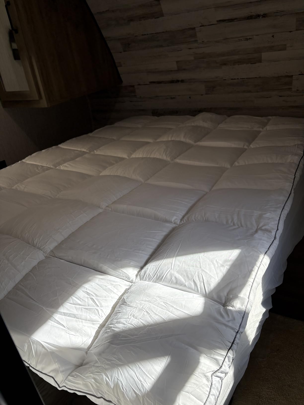 SameBed Mattress Topper Queen,Extra Thick Mattress Pad Cover for Back Pain,Cooling Mattress Protector with 8-21 Inch Deep Pocket,Overfilled Down Alternative Filling customer photo 2