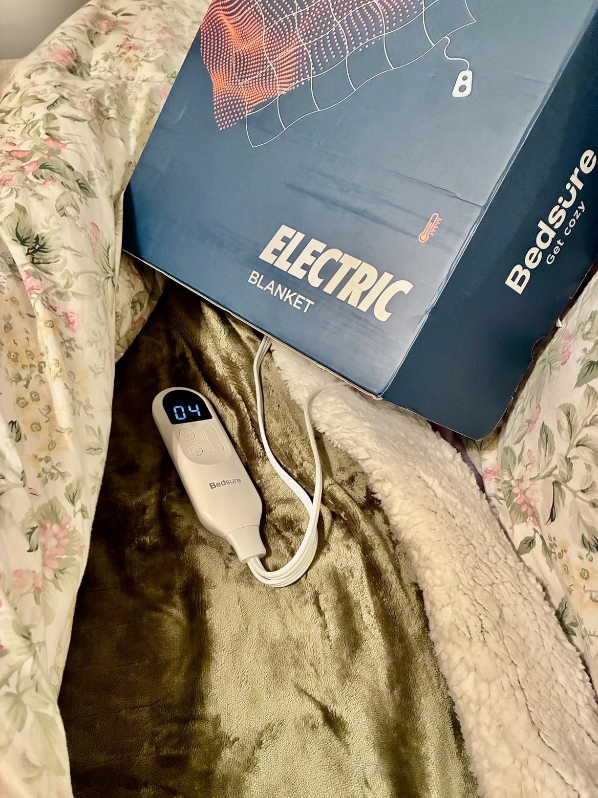 Bedsure Heated Blanket Throw Blanket with Preheat Function - Fast Heating Electric Blanket, Soft Flannel Throw with 6 Time Settings(Up to 10H), 6 Heating Settings, Gifts for Grandma (50