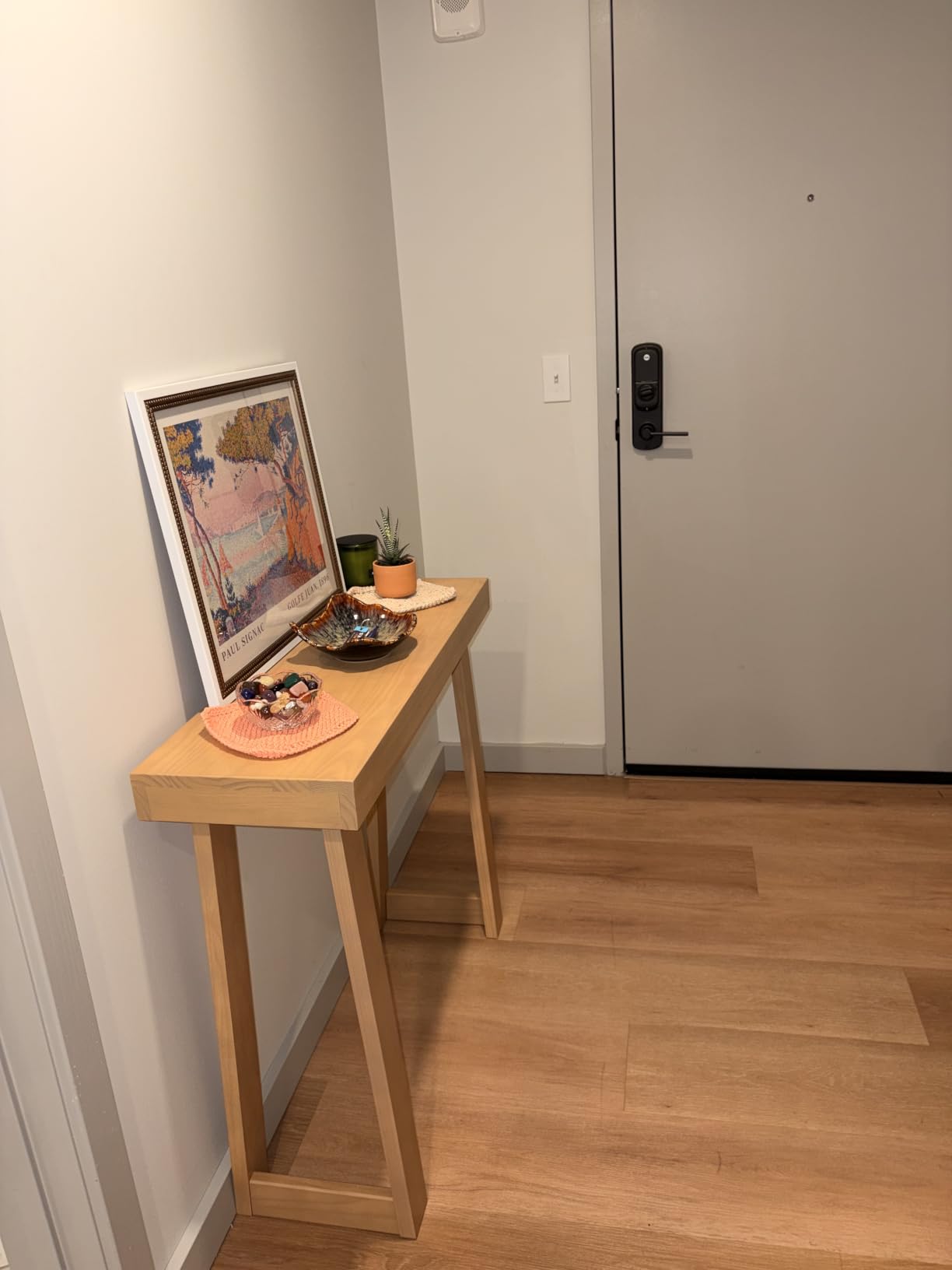 Plank+Beam Classic Console Table, 36 Inch, Pecan customer photo 1