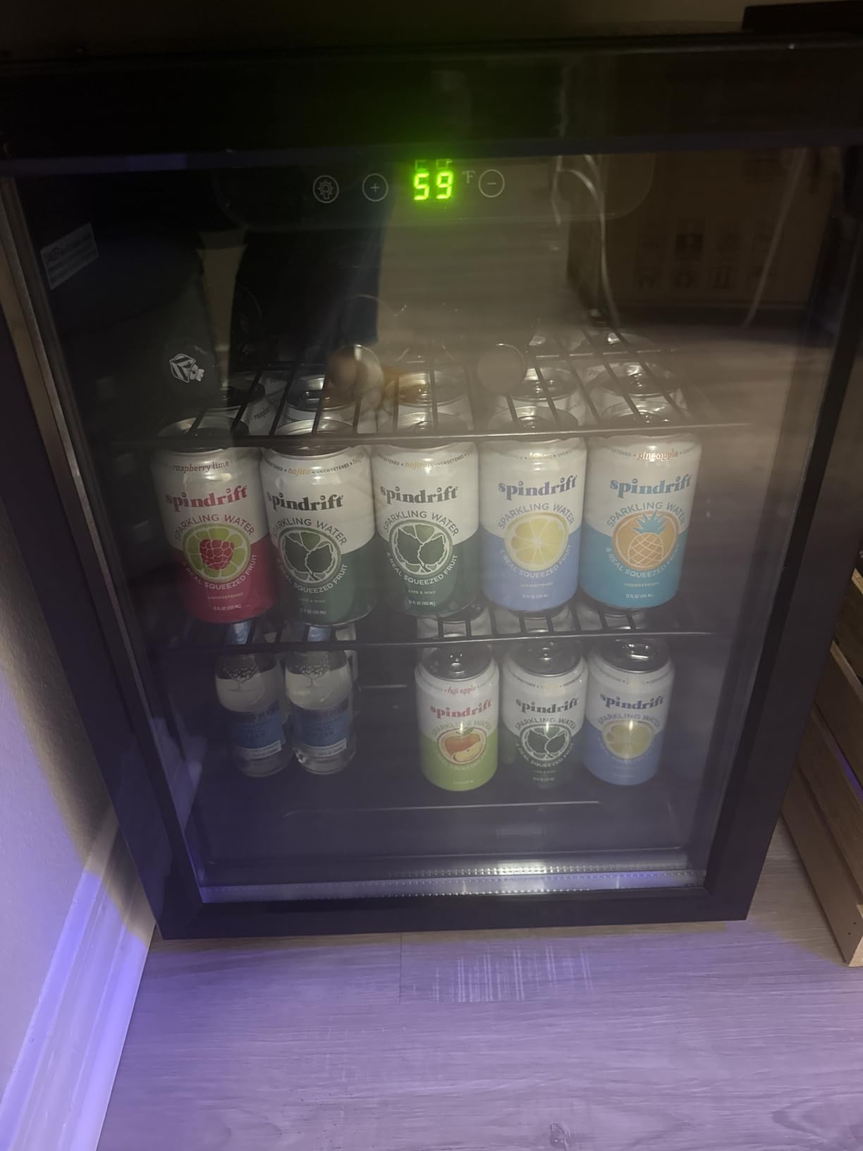 Antarctic Star Beverage Refrigerator Cooler 68 Can, Mini Fridge with Glass Door for Beer Drinks Wine,Freestanding Small Fridge with Electronic Temperature Control for Home and Bar,1.7 cu.ft customer photo 1