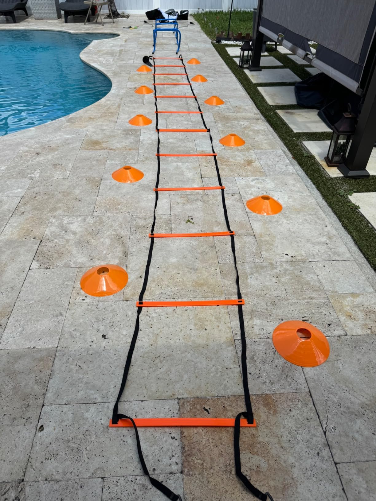 GHB Agility Ladder,Football Training Equipment Set customer photo 2