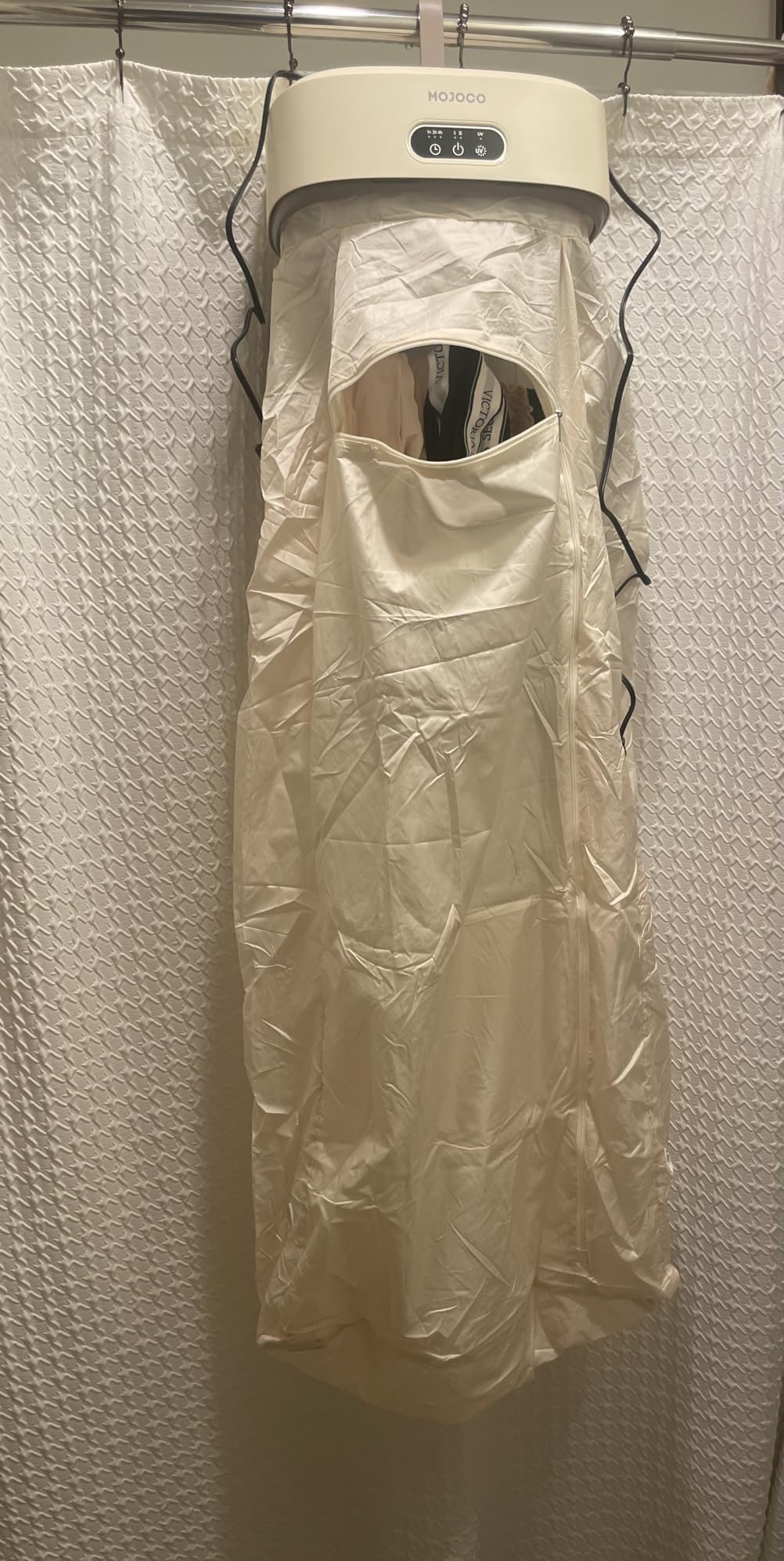 MOJOCO Portable Clothes Dryer - 600w Compact Dryer for Apartment, Travel customer photo 2