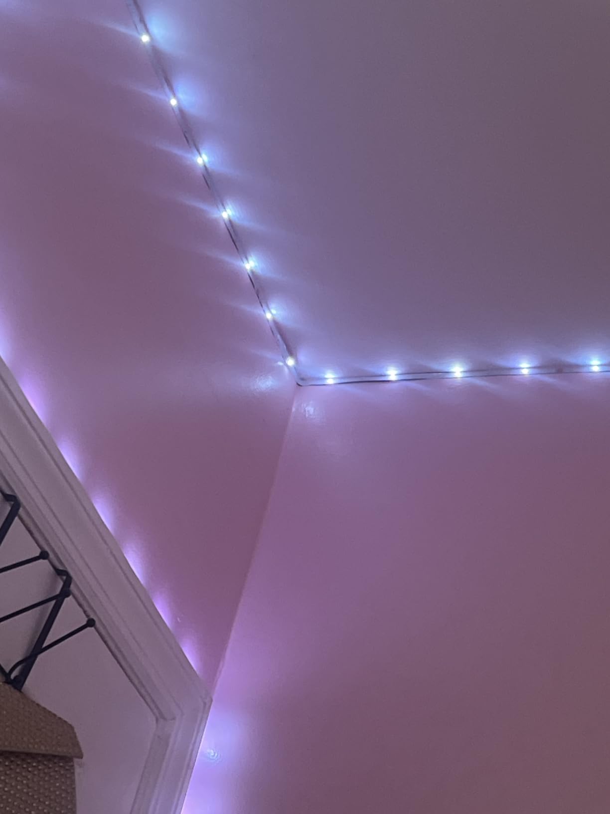 Leeleberd Led Lights for Bedroom 100 ft (2 Rolls of 50ft) Music Sync Color Changing RGB Led Strip Lights with Remote App Control Bluetooth Led Strip, Lights for Room Home Kitchen Party Decor customer photo 1