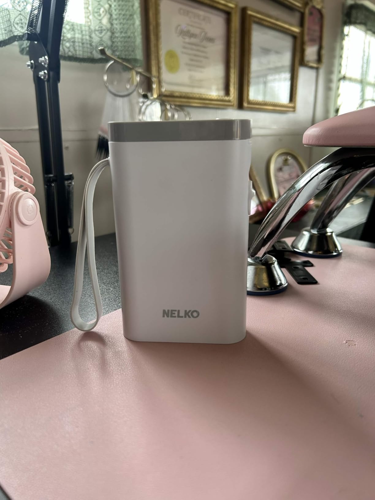 Nelko P21 Label Maker Machine with Tape, Bluetooth Label Printer, White customer photo 1