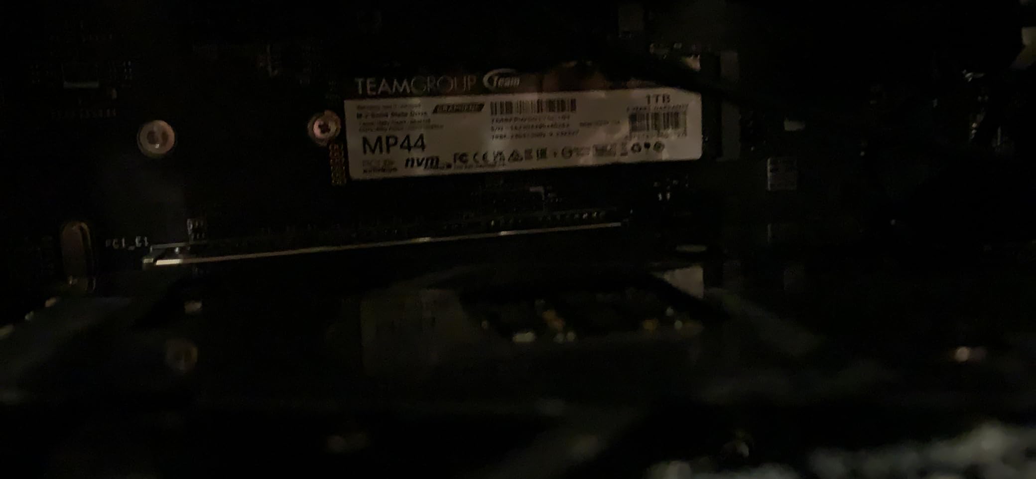 TEAMGROUP MP44 2TB SLC Cache Gen 4x4 M.2 2280 PCIe 4.0 w/NVMe Laptop, Desktop, NUC, NAS SSD Read/Write Speed up to 7000 / 6000MB/s TM8FPW002T0C101 customer photo 1