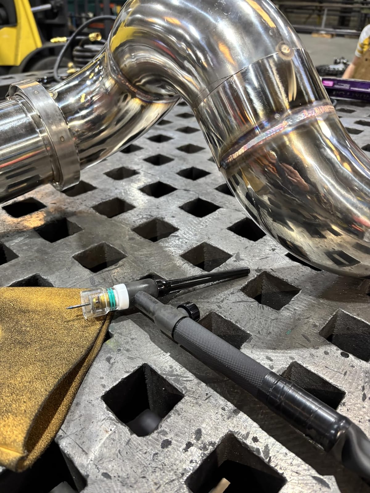ARCCAPTAIN TIG Welding Gun, WP-17V Argon TIG Torch with 13 FT Red Air Hose customer photo 1