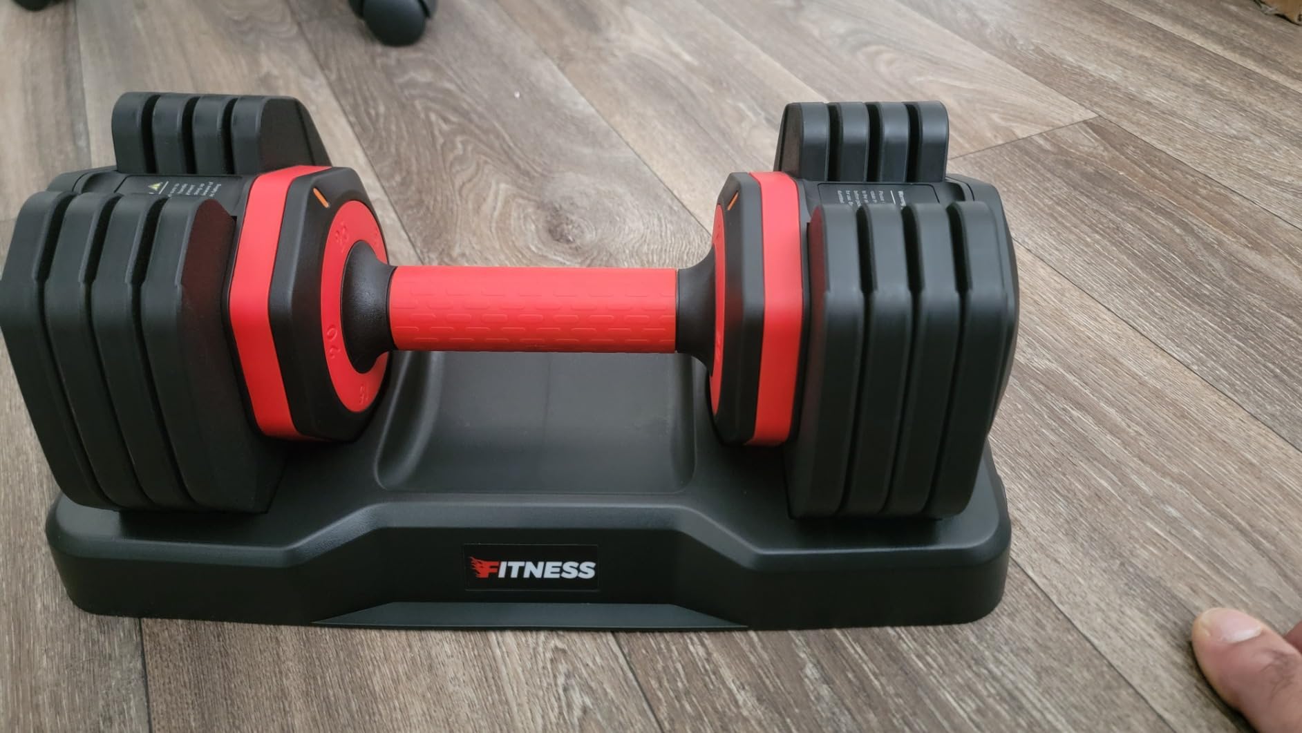 Rendpas Adjustable Dumbbell Set for Home Gym Strength Training customer photo 2