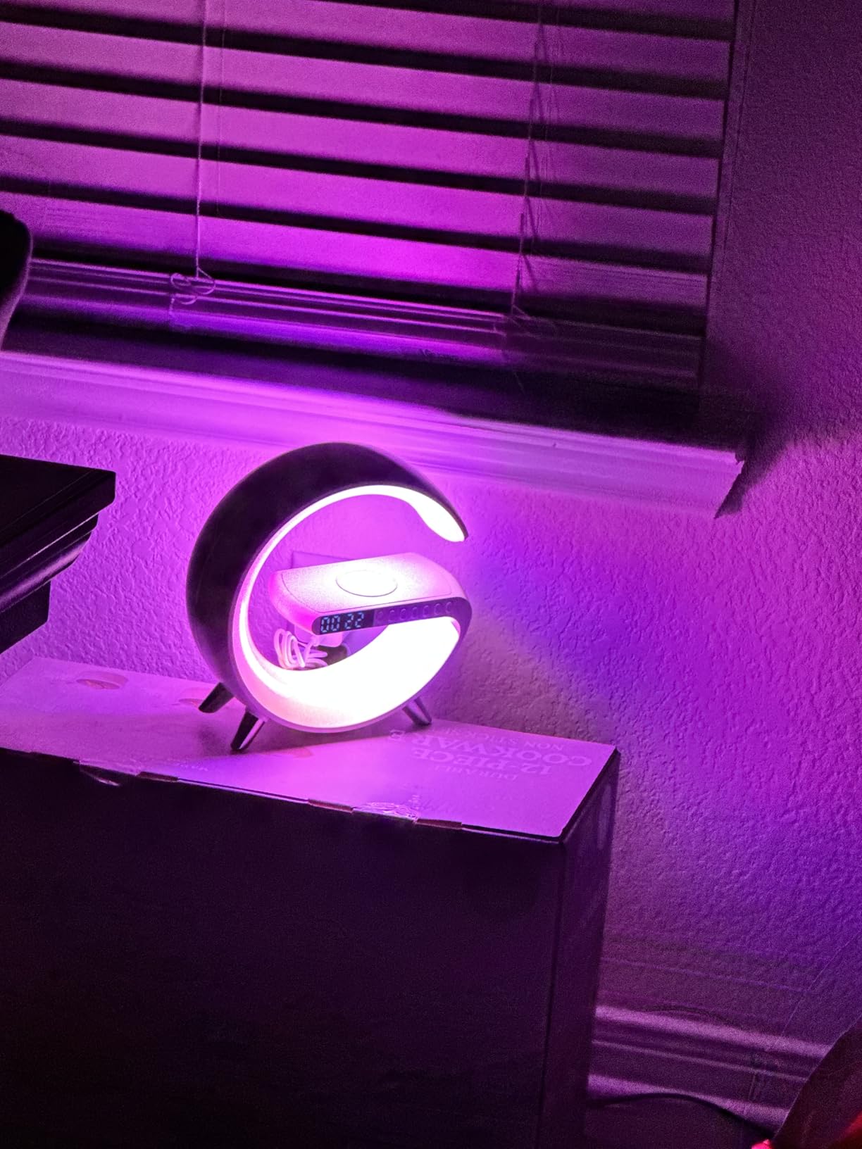 5 in 1 LED Table Lamp with Wireless Charging Bluetooth Speaker customer photo 2