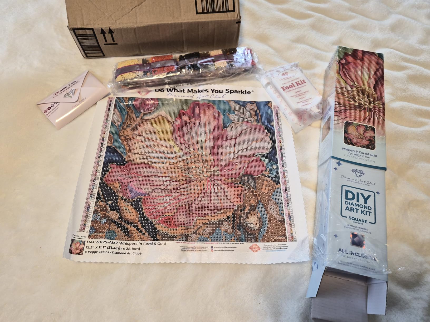 DIAMOND ART CLUB Stained Glass Flower Diamond Art Kits for Adults customer photo 1