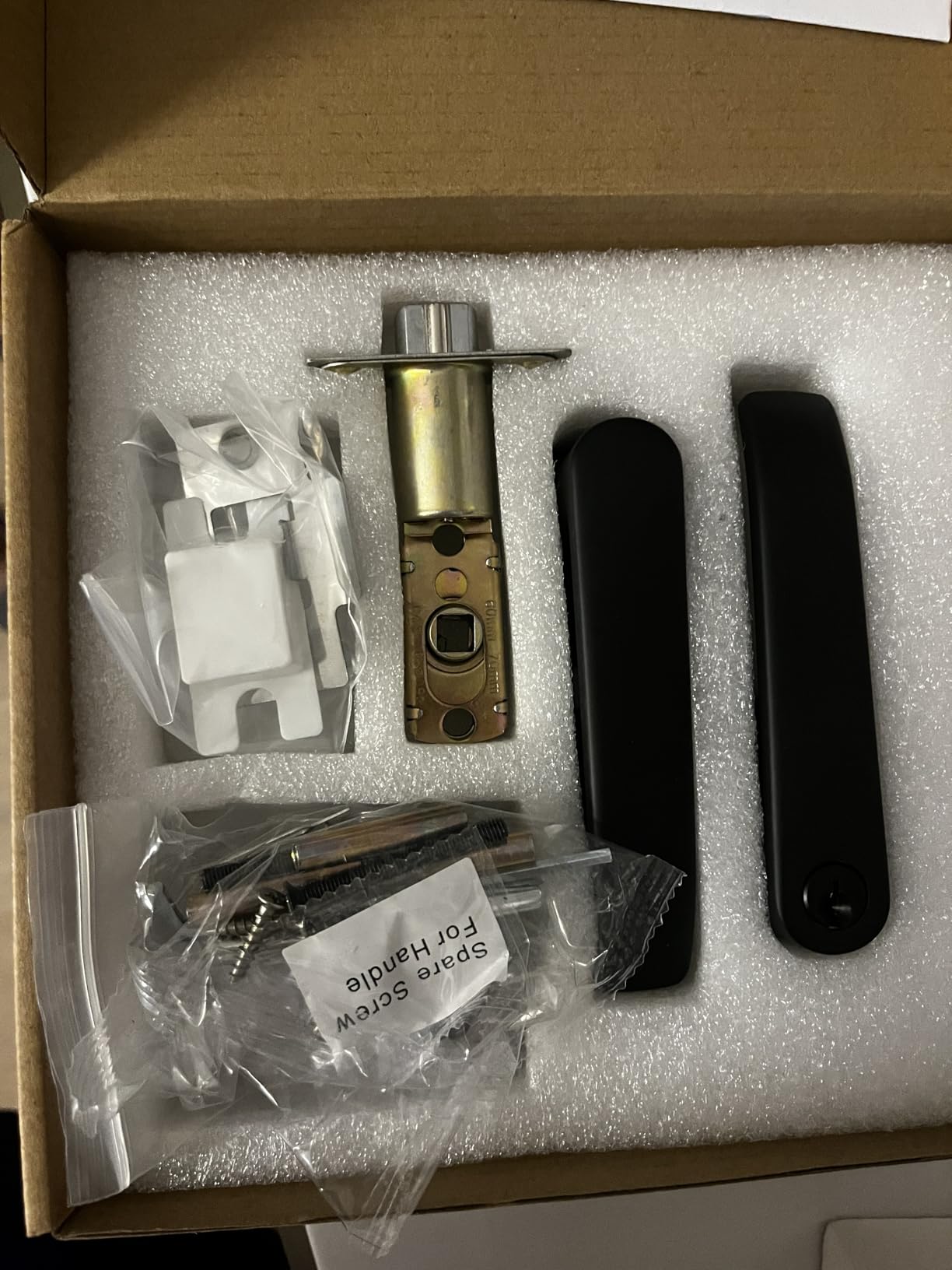 Smart Door Handle Lock with Keypad, Yamiry Fingerprint Knob for Front Door customer photo 1
