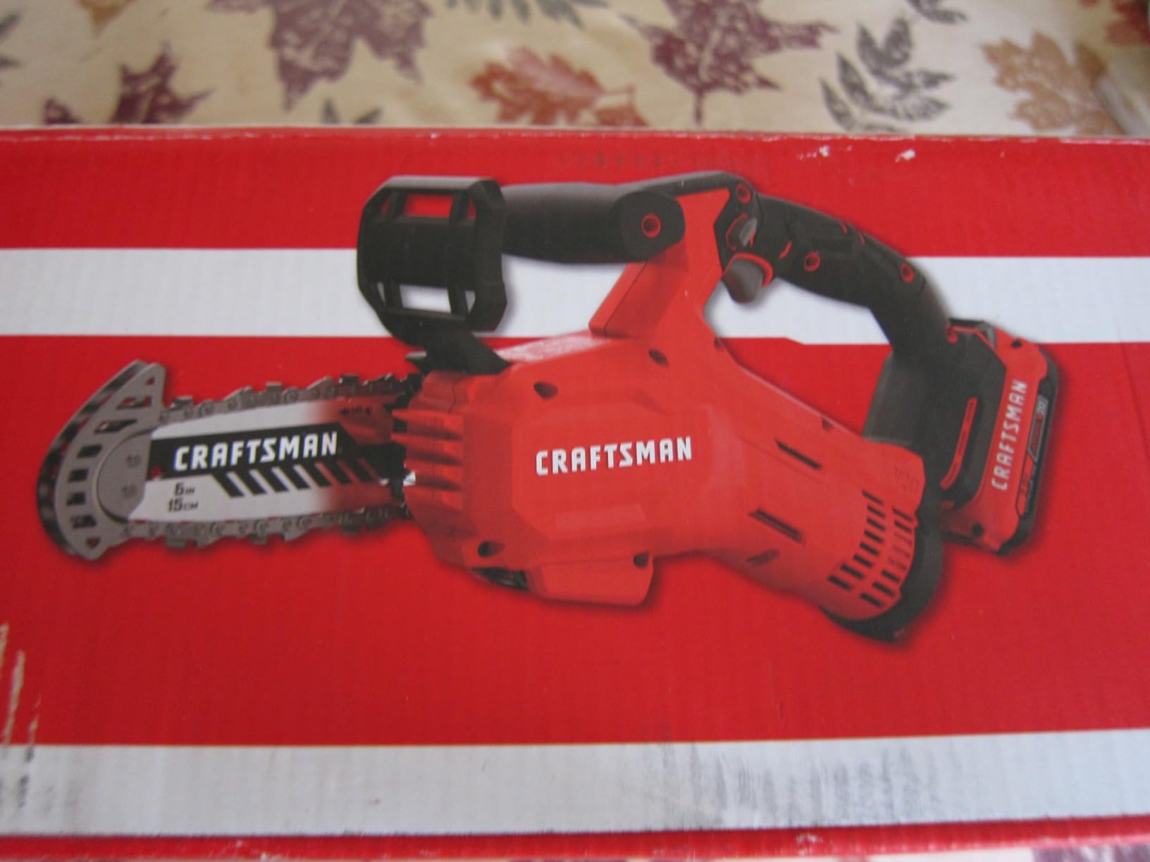 CRAFTSMAN V20 Mini Cordless Chainsaw, Pruning Saw, 6
