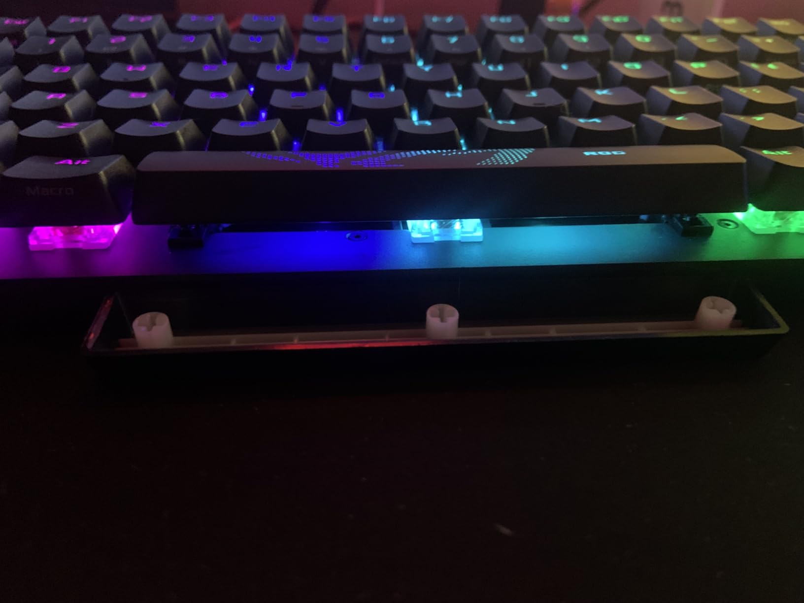 ASUS ROG Strix Scope II 96 Wireless Mechanical Gaming Keyboard – 96% Full-Size, Tri-Mode Connectivity, Hot Swappable Pre-lubed ROG NX Snow Linear Switches, PBT Keycaps, RGB, PC/Mac Support-Black customer photo 2