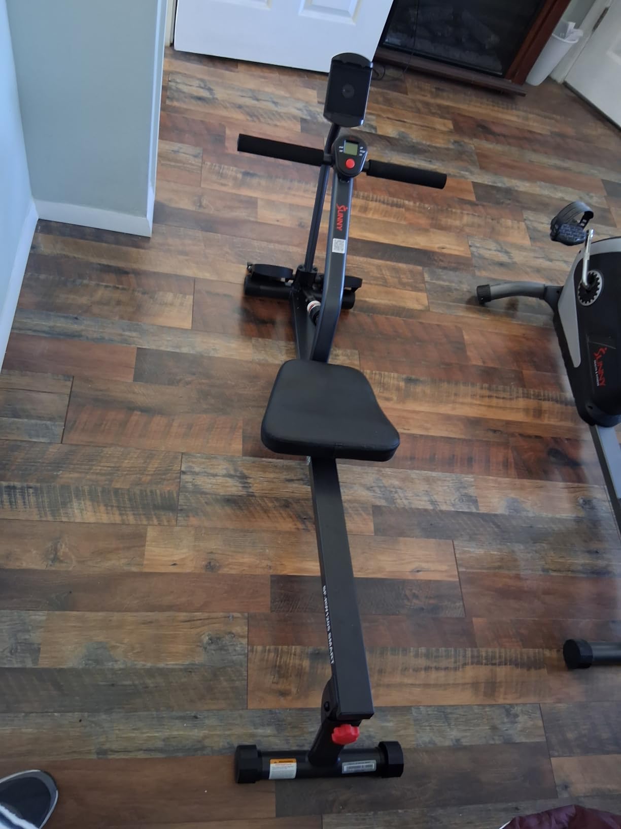 Sunny Health & Fitness Compact Hydraulic Rower with 12-Level Resistance customer photo 1
