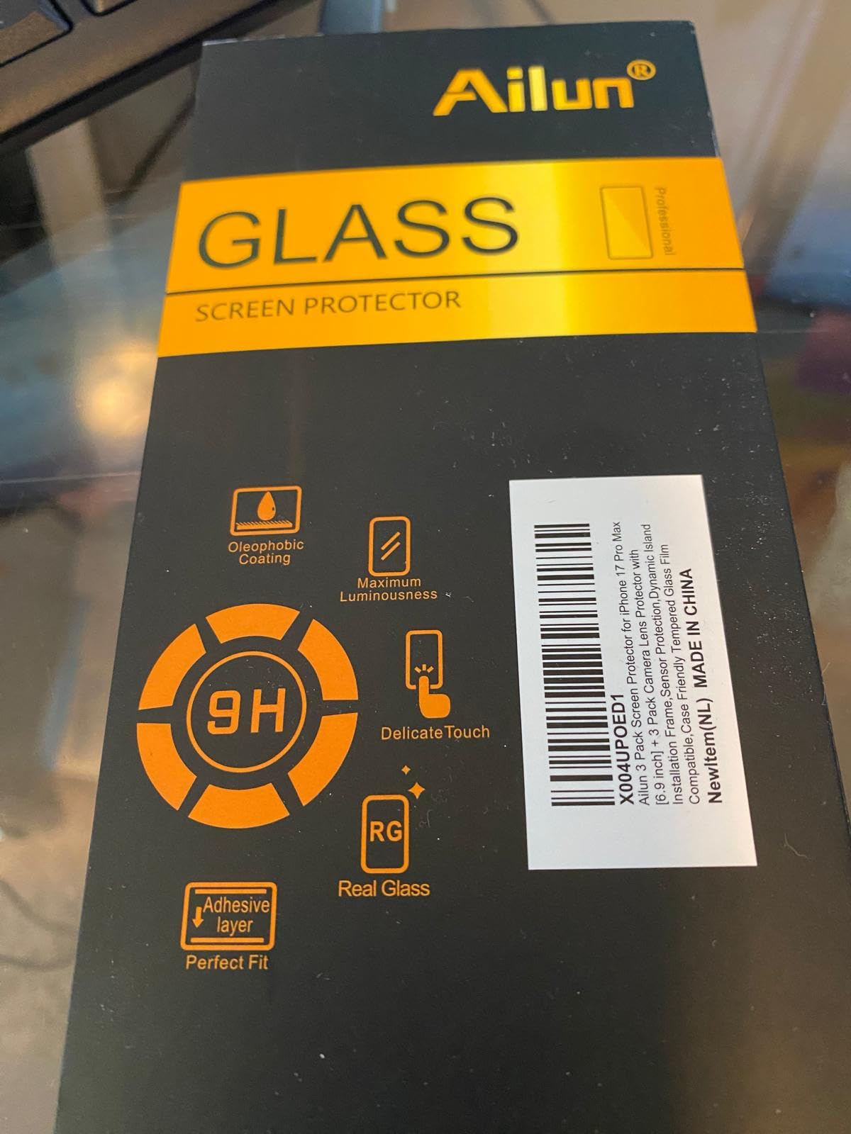 Ailun Screen Protector + Camera Lens Protector for iPhone 15, 3+3 Pack customer photo 2