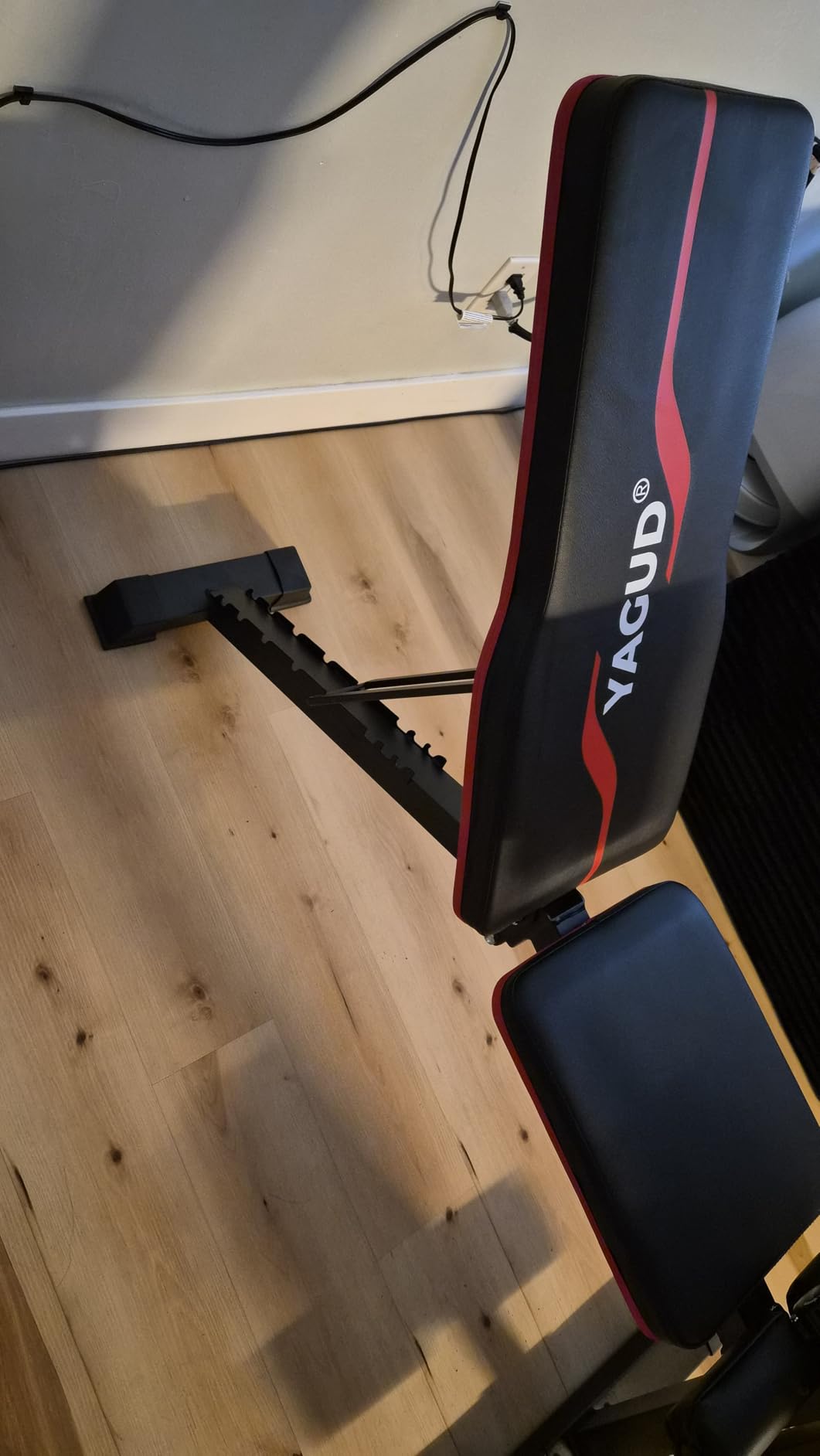Yagud Weight Bench Press, Adjustable Workout Bench, Foldable Strength Bench customer photo 1