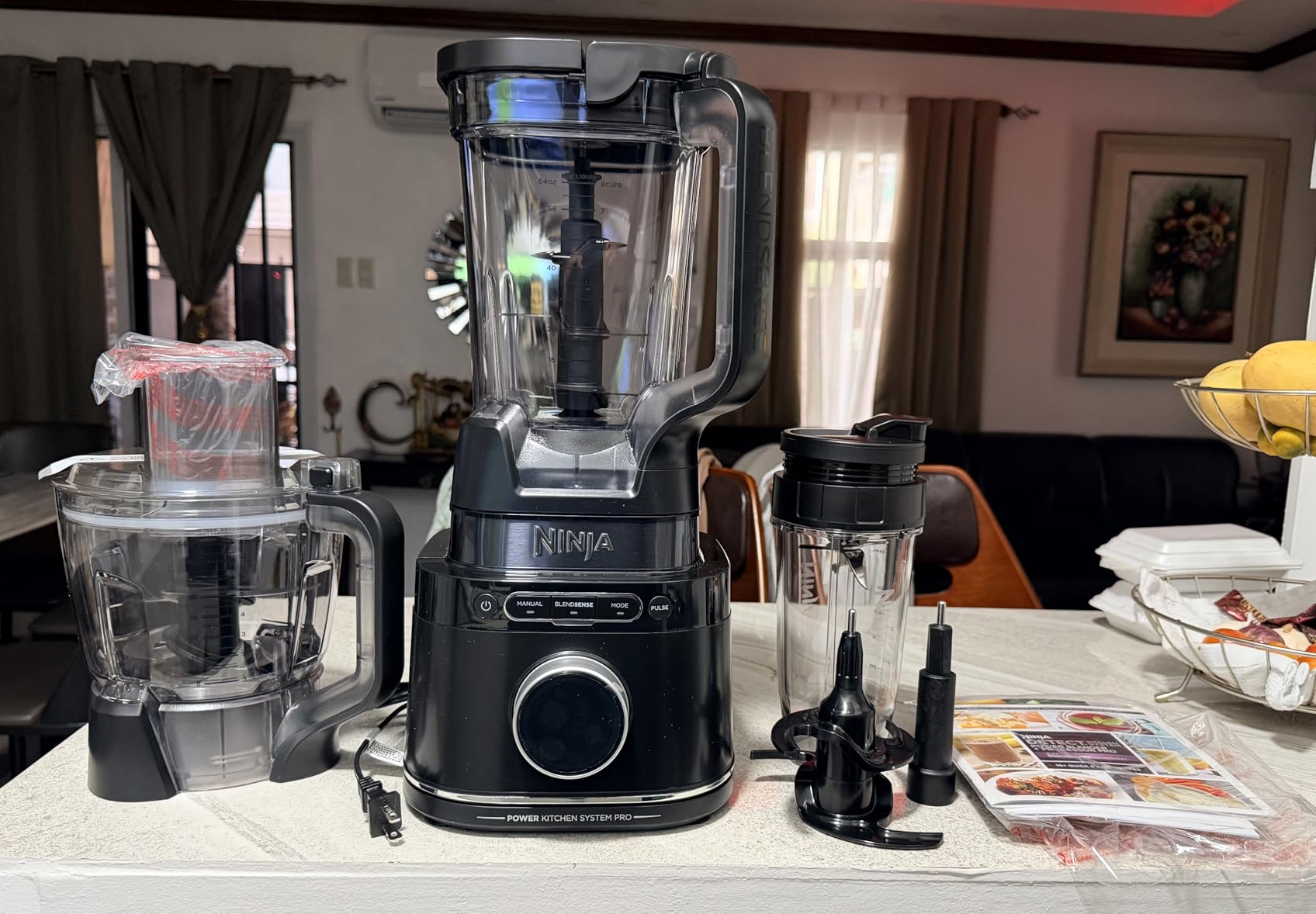 Ninja Kitchen System, BlendSense Tech, 72 oz, 1800PW, Black, TB401 customer photo 2