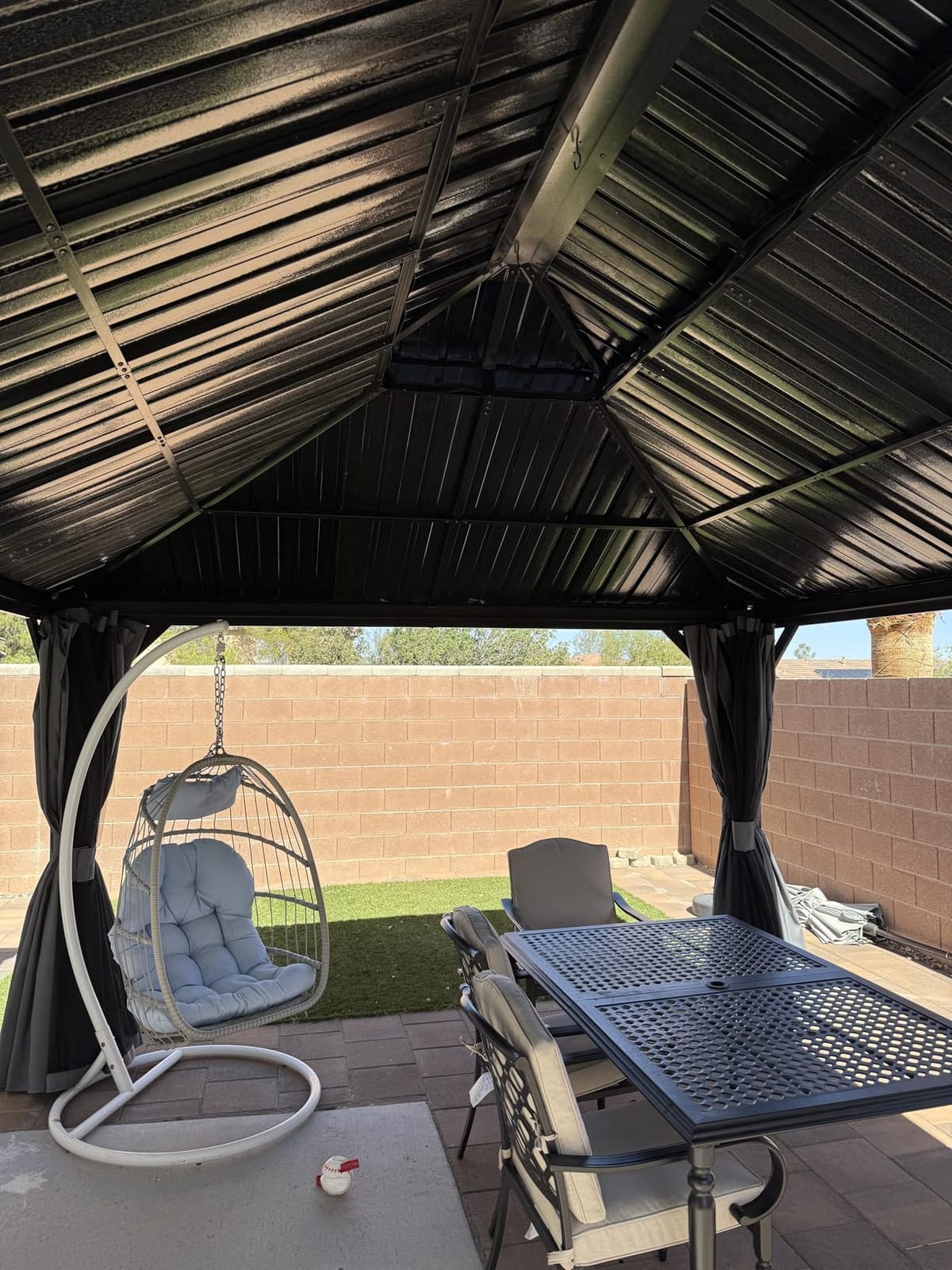 Aoxun 12' X 16' Hardtop Gazebo with Built in Drainage, Outdoor Gazebos customer photo 1