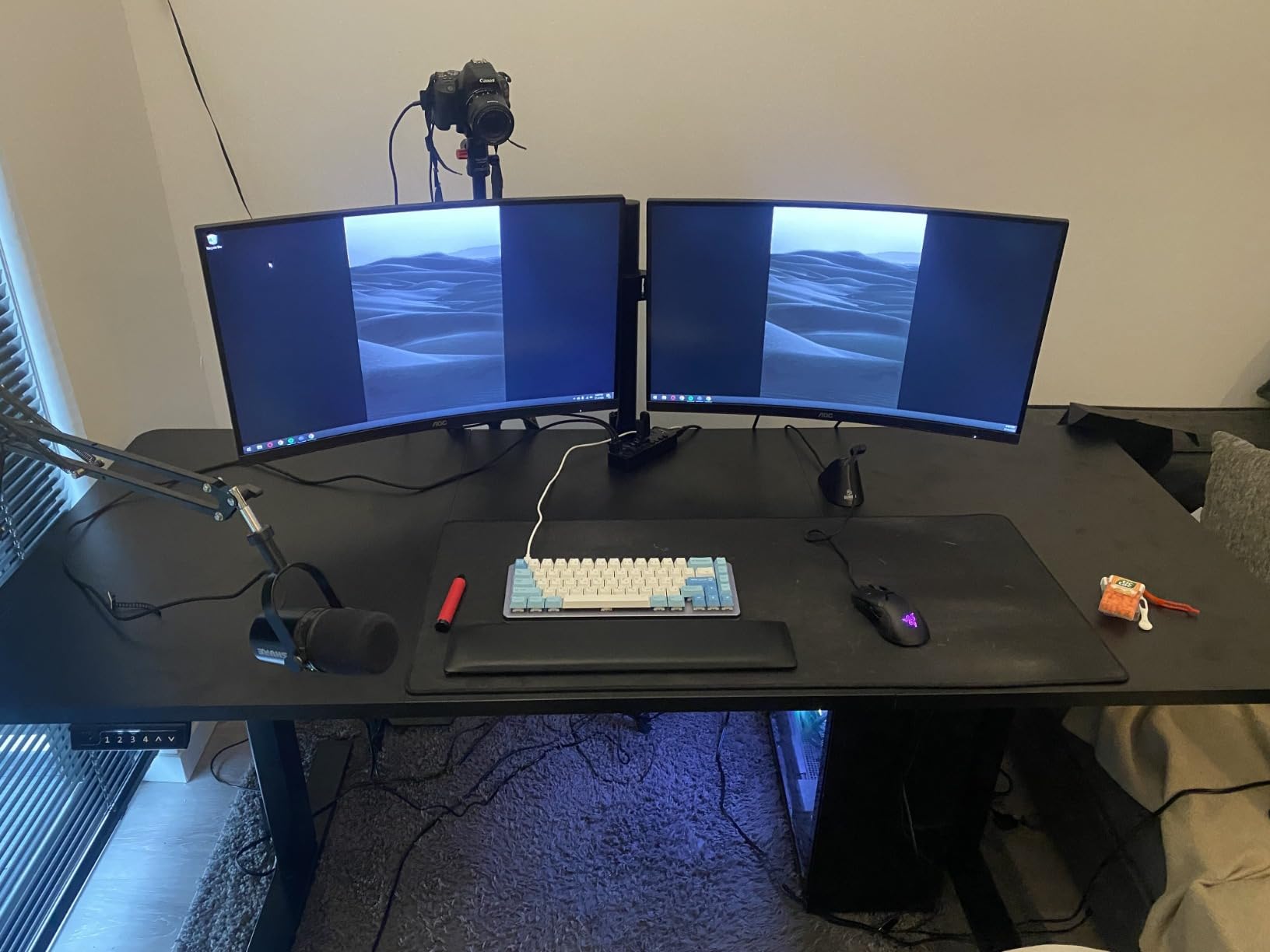 VIVO Black 60 x 30 in Standing Desk, DESK-KIT-1B6B-30 customer photo 1