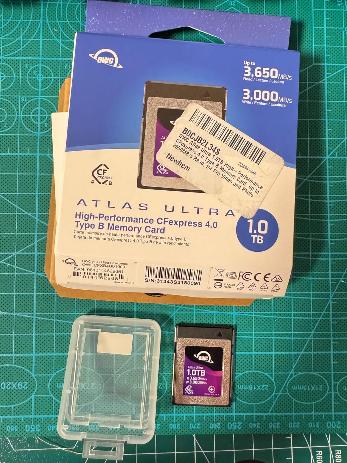 OWC Atlas Ultra 1TB CFexpress 4.0 Type B Memory Card customer photo 2
