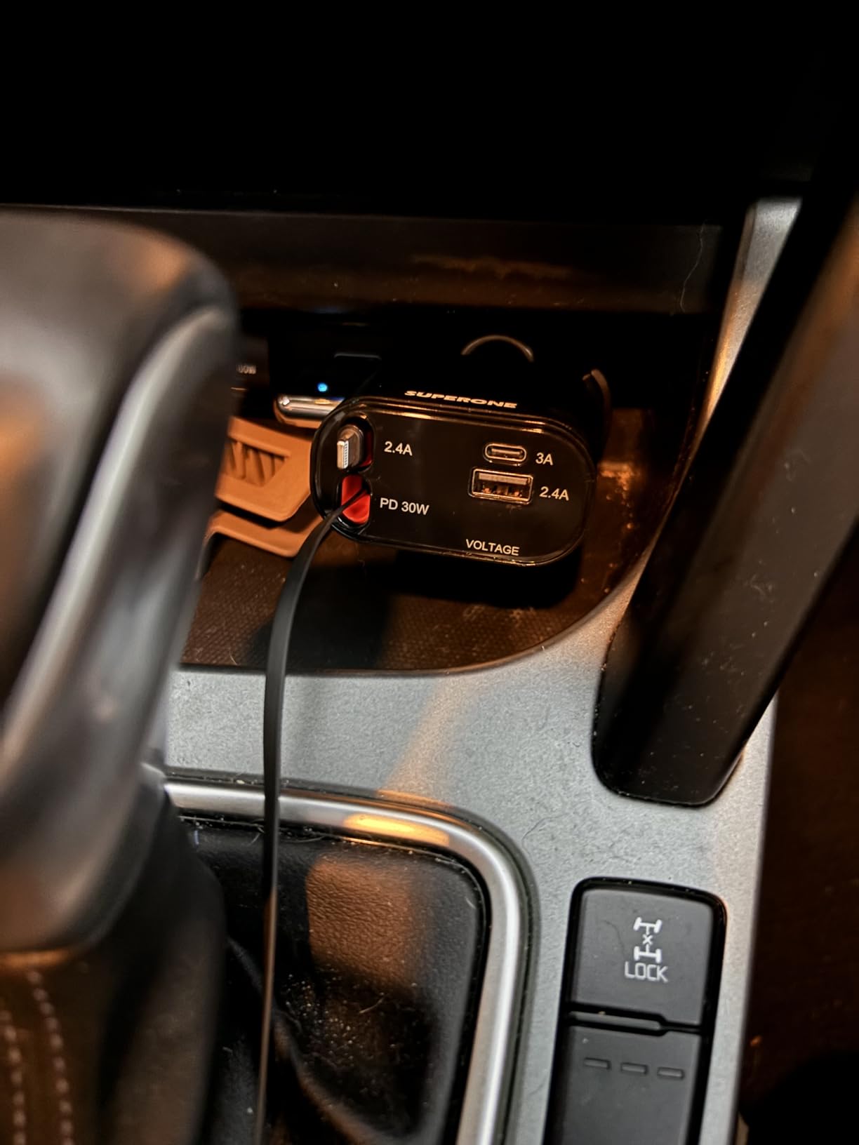 [Upgraded] SUPERONE Retractable Car Charger 4 in 1 Fast Phone Charger customer photo 2