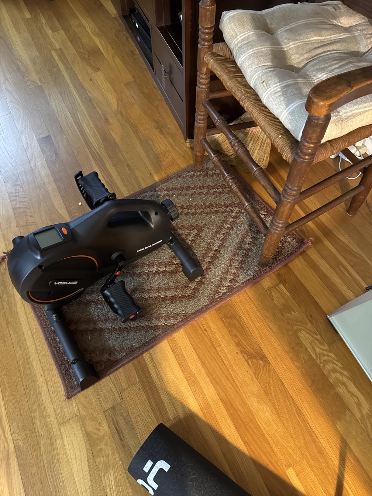 YOSUDA Under Desk Bike with 16-Level Magnetic Resistance & Bluetooth App customer photo 1