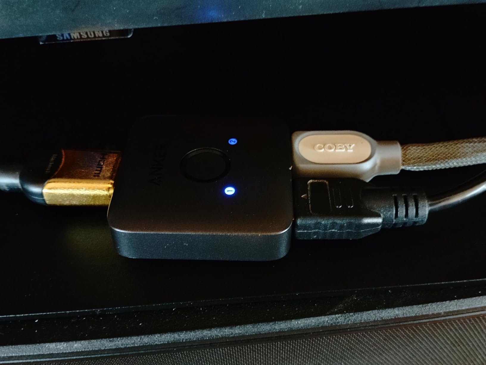 Anker HDMI Switch, 2 in 1 Out HDMI Switcher, Monitor Switch with 4K@60Hz customer photo 1