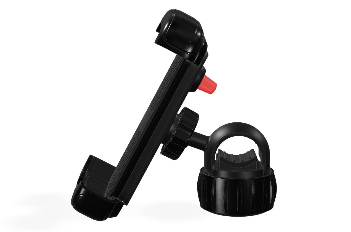 LISEN Bike Phone Holder, [Super Easy Install] Motorcycle Phone Mount Ebike Accessories Bicycle Handlebar Holder Mount Gifts for Adults Kids Men Mountain Mini Bike Scooter Gear Accessories, Black customer photo 2