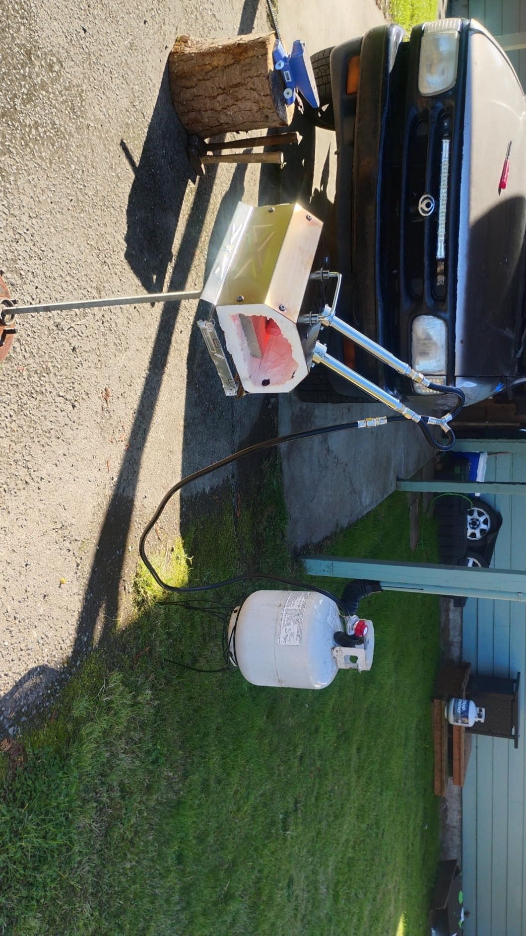 Nelyrho 1 Burner Propane Blacksmith Forge Kit customer photo 2
