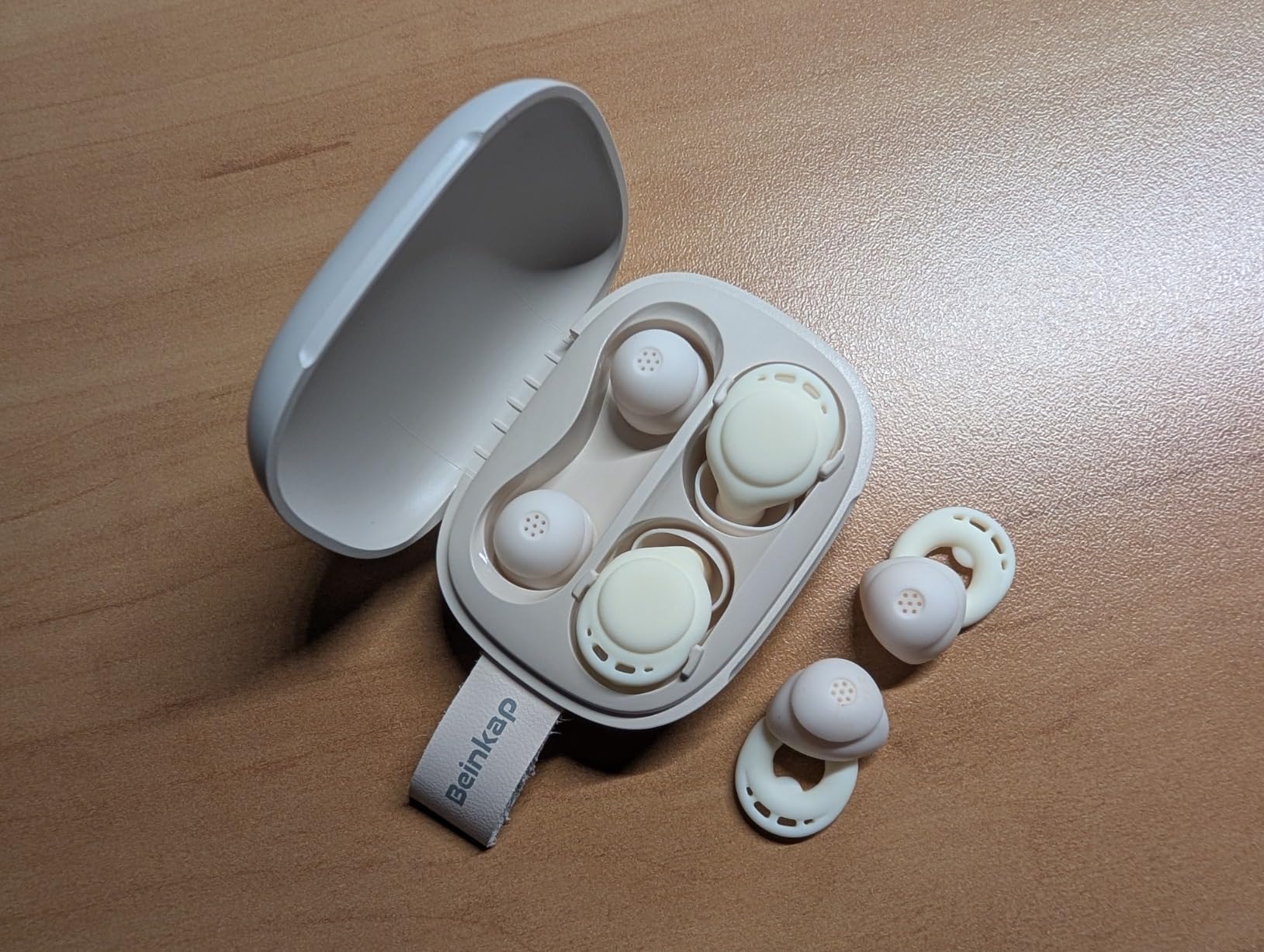 Ear Plugs for Sleeping Noise Reduction, Beinkap Reusable Earplugs Hearing Protection for Focus, Study, Work – 6 Pair Eartips in S/M/L – Flexible Silicone Soft – 35dB Noise Cancelling with Storage Case customer photo 1