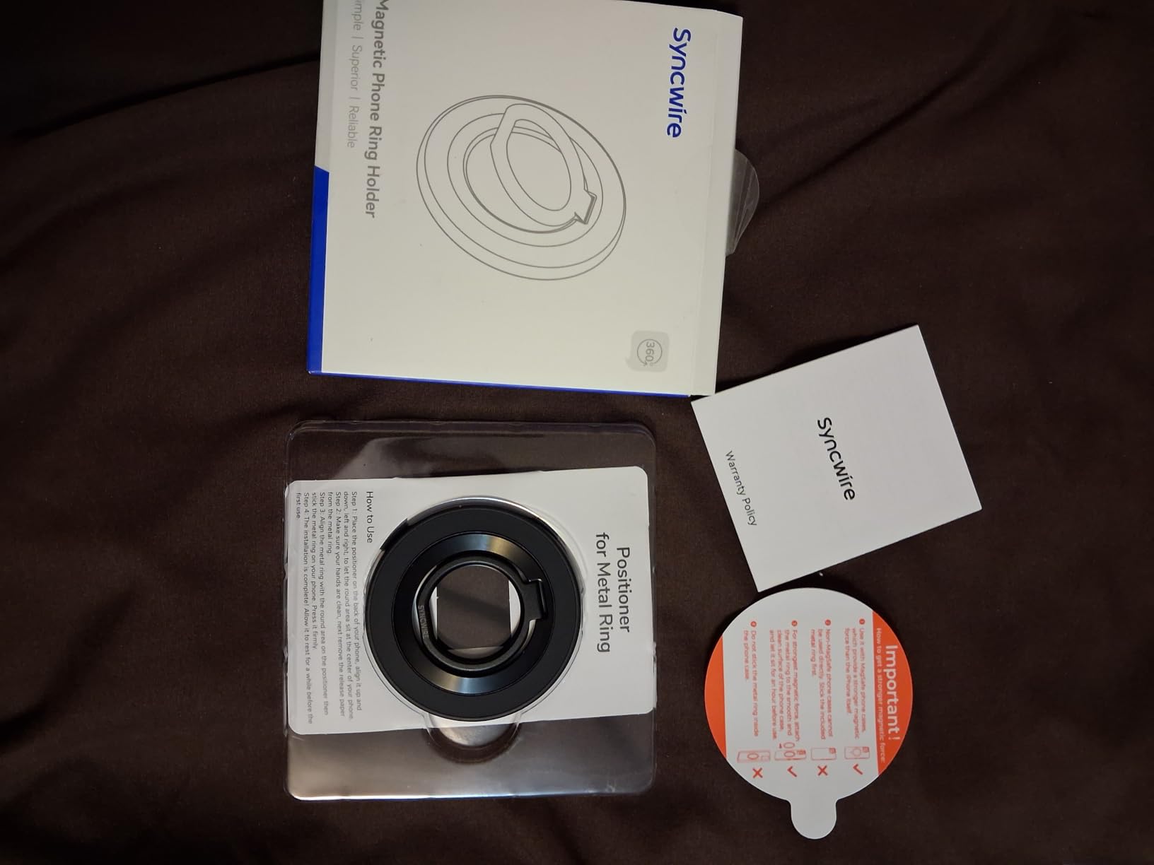 SYNCWIRE for MagSafe Phone Grip, Magnetic Phone Ring Holder customer photo 1