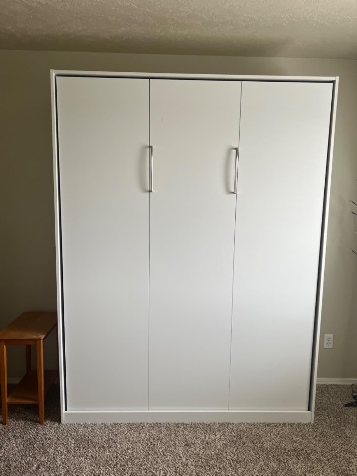 Bestar Queen Murphy Bed, White, Claremont, 65W customer photo 1