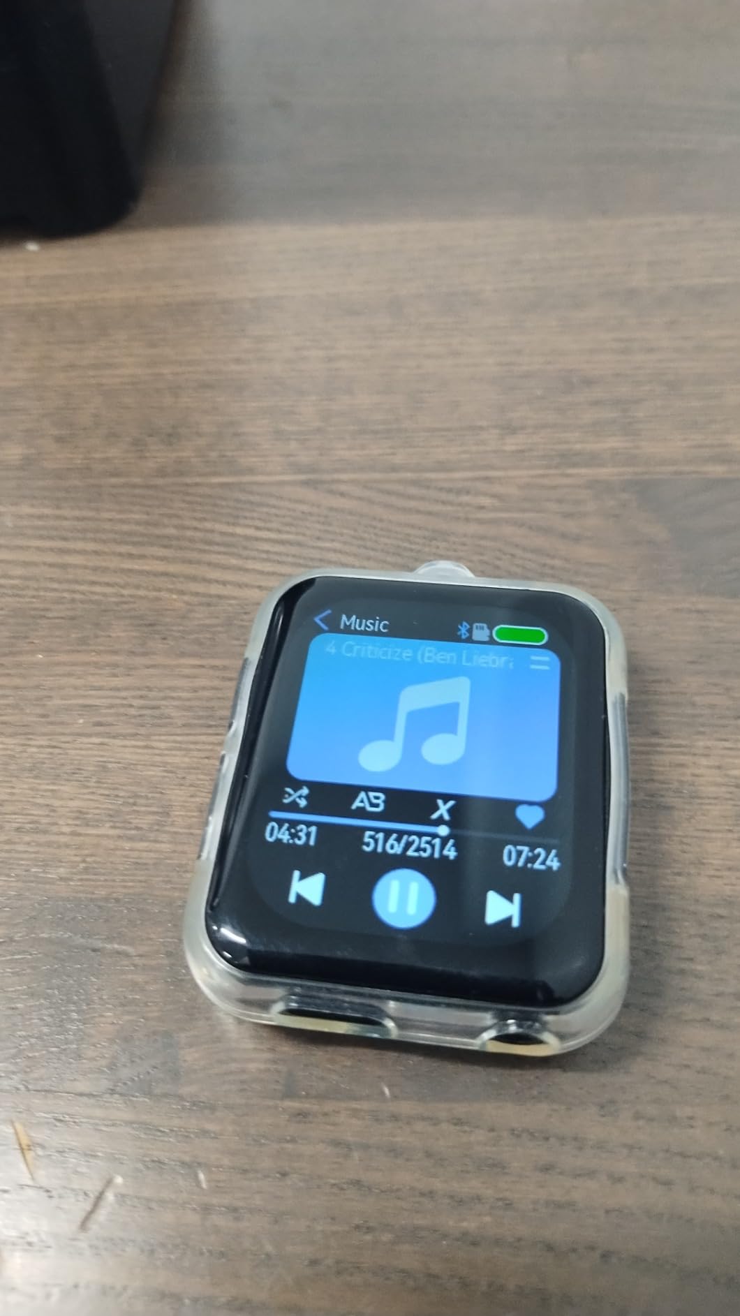 128GB MP3 Player with Bluetooth 5.3, Portable Digital Lossless Music Player with Built-in Speaker, 2.0 in Full Touch Screen, HiFi Sound, FM Radio, Voice Recorder, Earphones Included customer photo 1