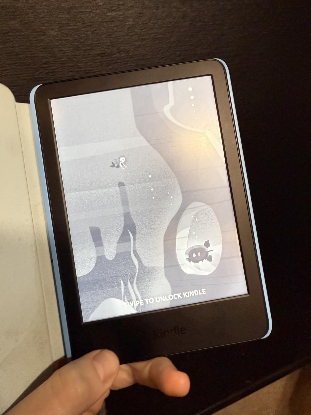 Amazon Kindle Kids 16GB (newest model) - If it breaks, we will replace it, includes ad-free books and cover, with glare-free display, faster page turns - Space Whale customer photo 1
