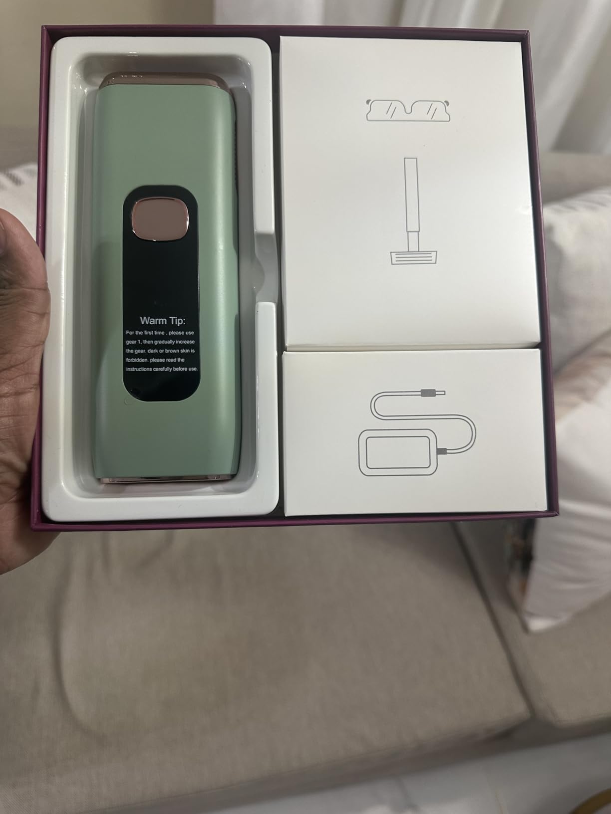 IPL Hair Removal Device for Women and Men at Home customer photo 2