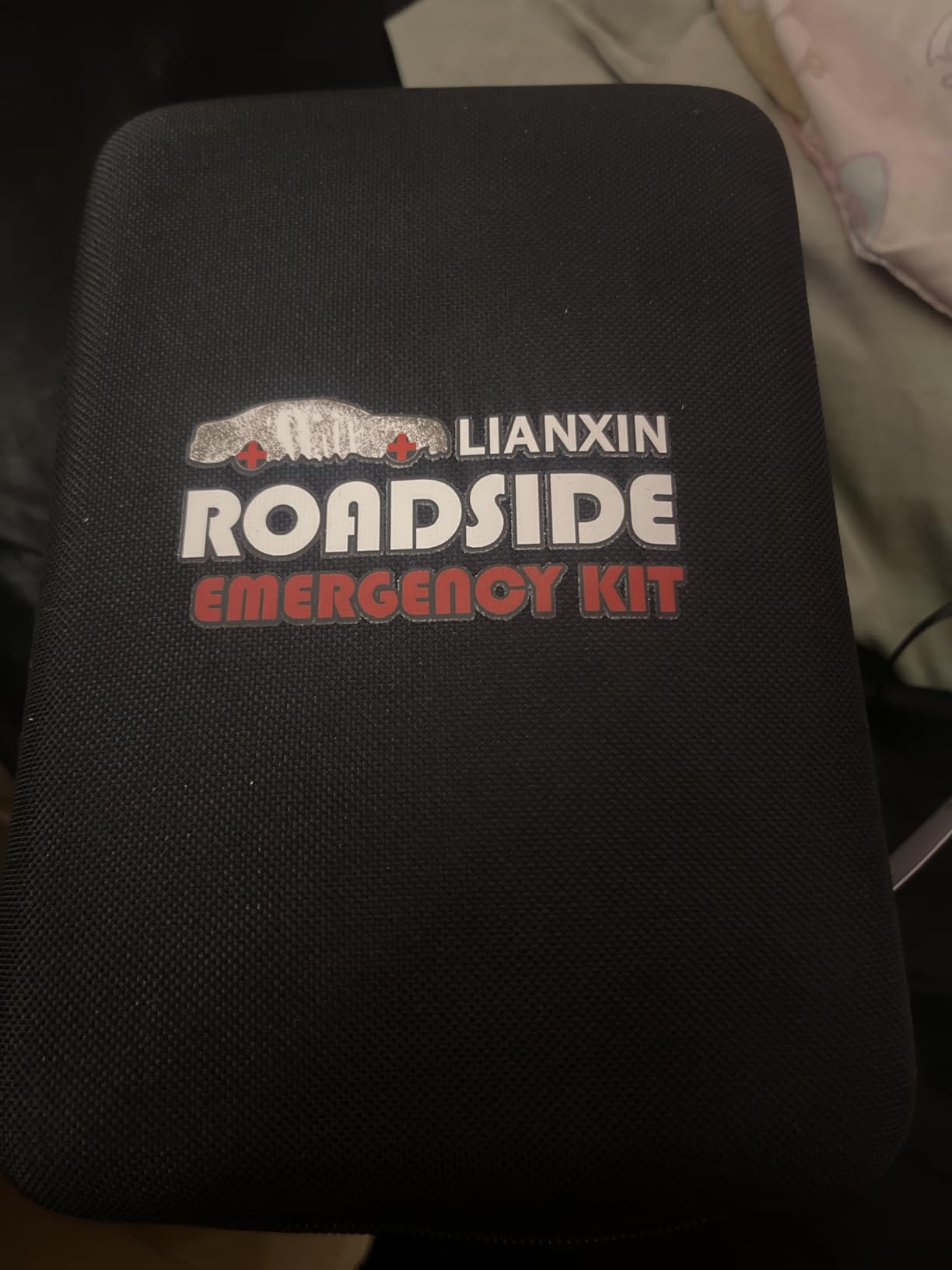LIANXIN Car Roadside Emergency Kit,with Jumper Cables Car Safety Kits customer photo 1