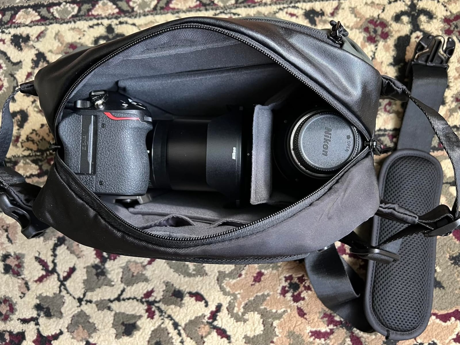 K&F CONCEPT Camera Sling Bag, Everyday Shoulder Crossbody Bag | Multifunction Photography Portable Bag, DSLR/SLR/Mirrorless Camera Case, Compatible for Canon/Nikon/Sony, BS01 customer photo 1