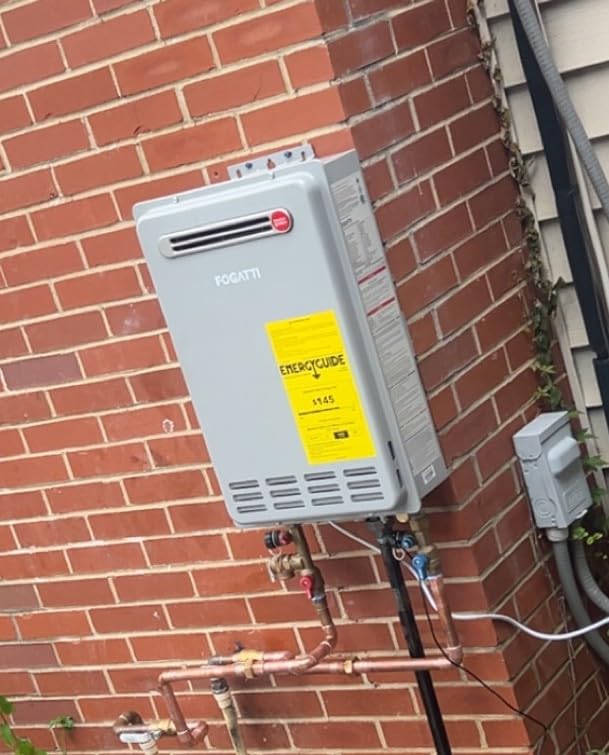FOGATTI Tankless Water Heater Natural Gas Indoor On Demand CSA Certified customer photo 2